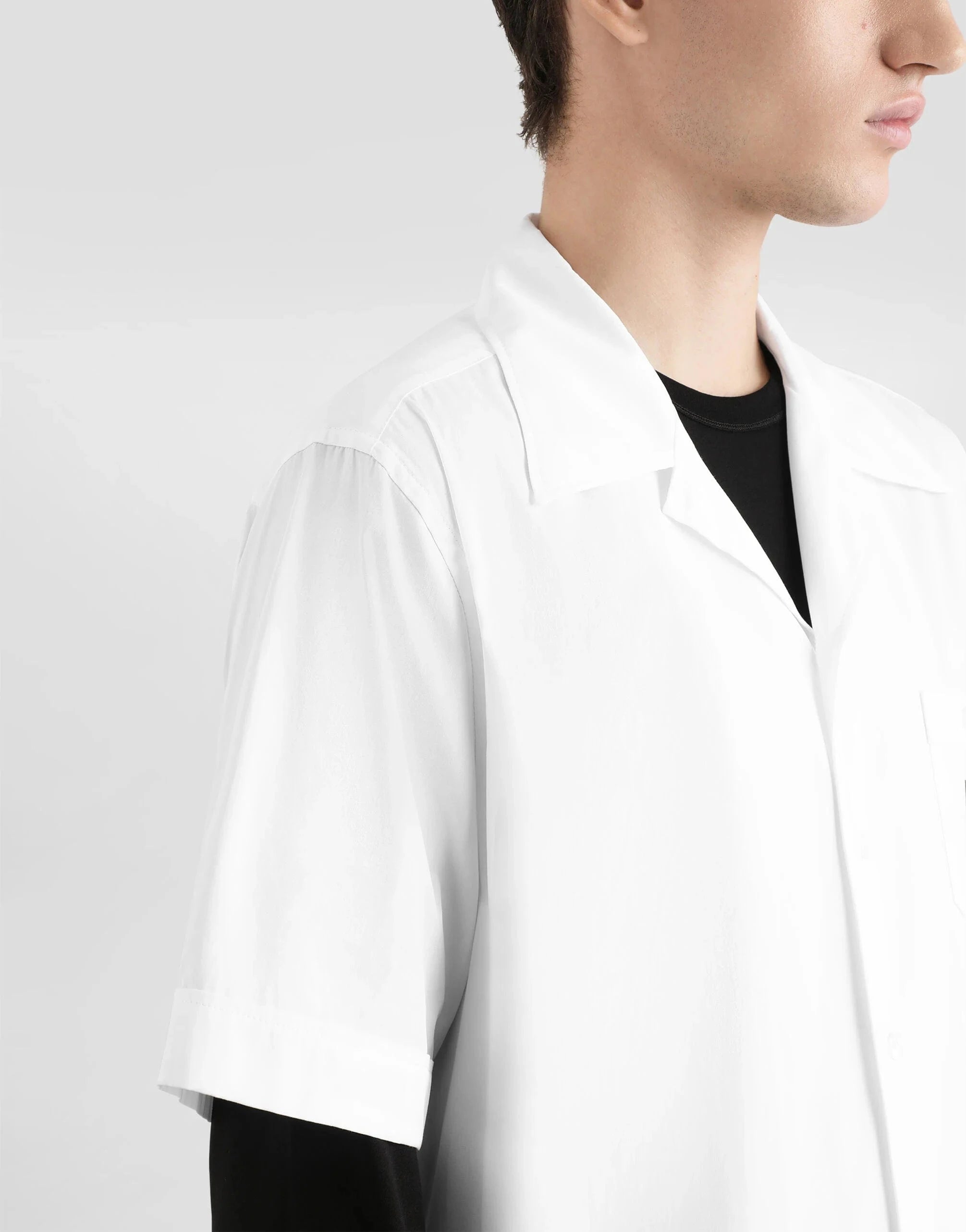 Dolce & Gabbana Logo Plaque Hawaiian Shirt