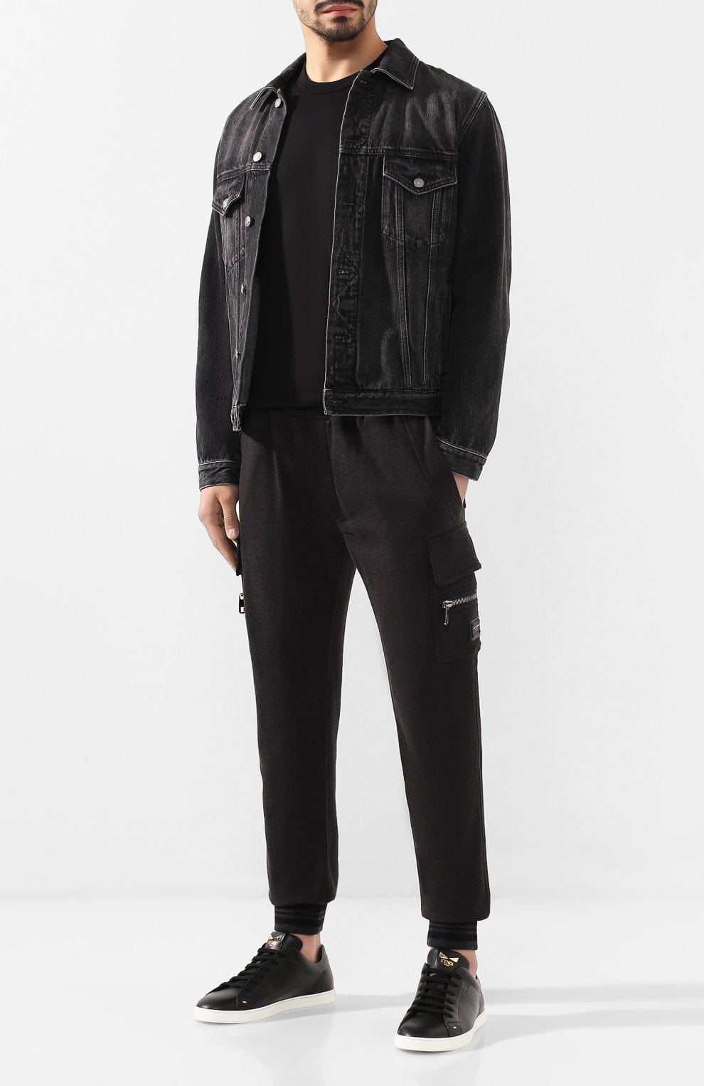 Dolce & Gabbana Logo-Plaque Jersey Track Pants