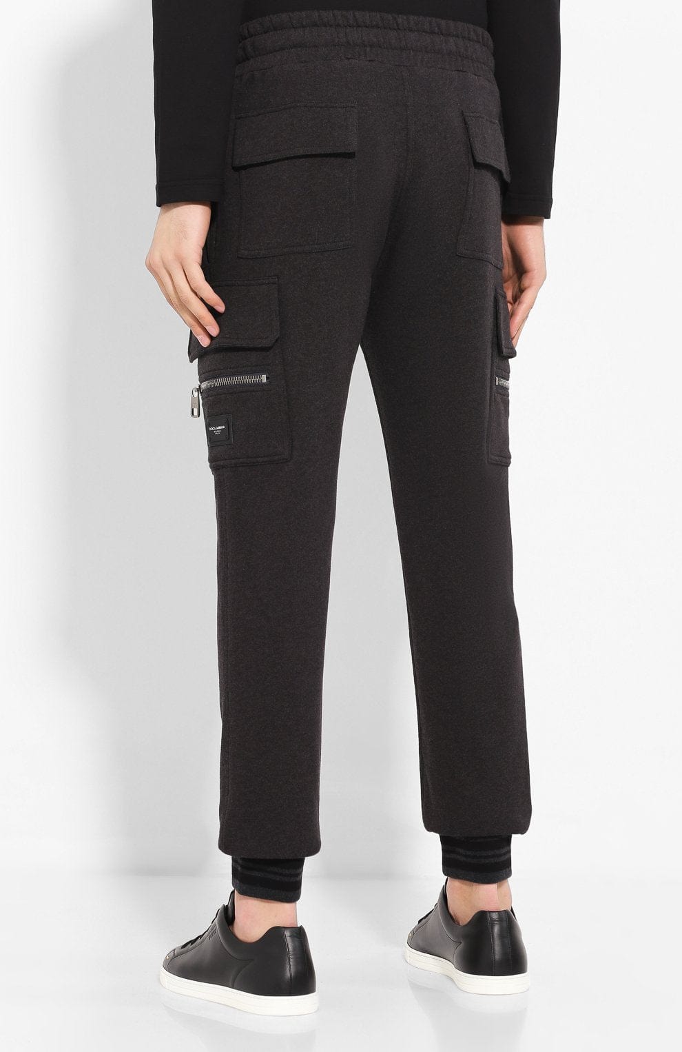 Dolce & Gabbana Logo-Plaque Jersey Track Pants