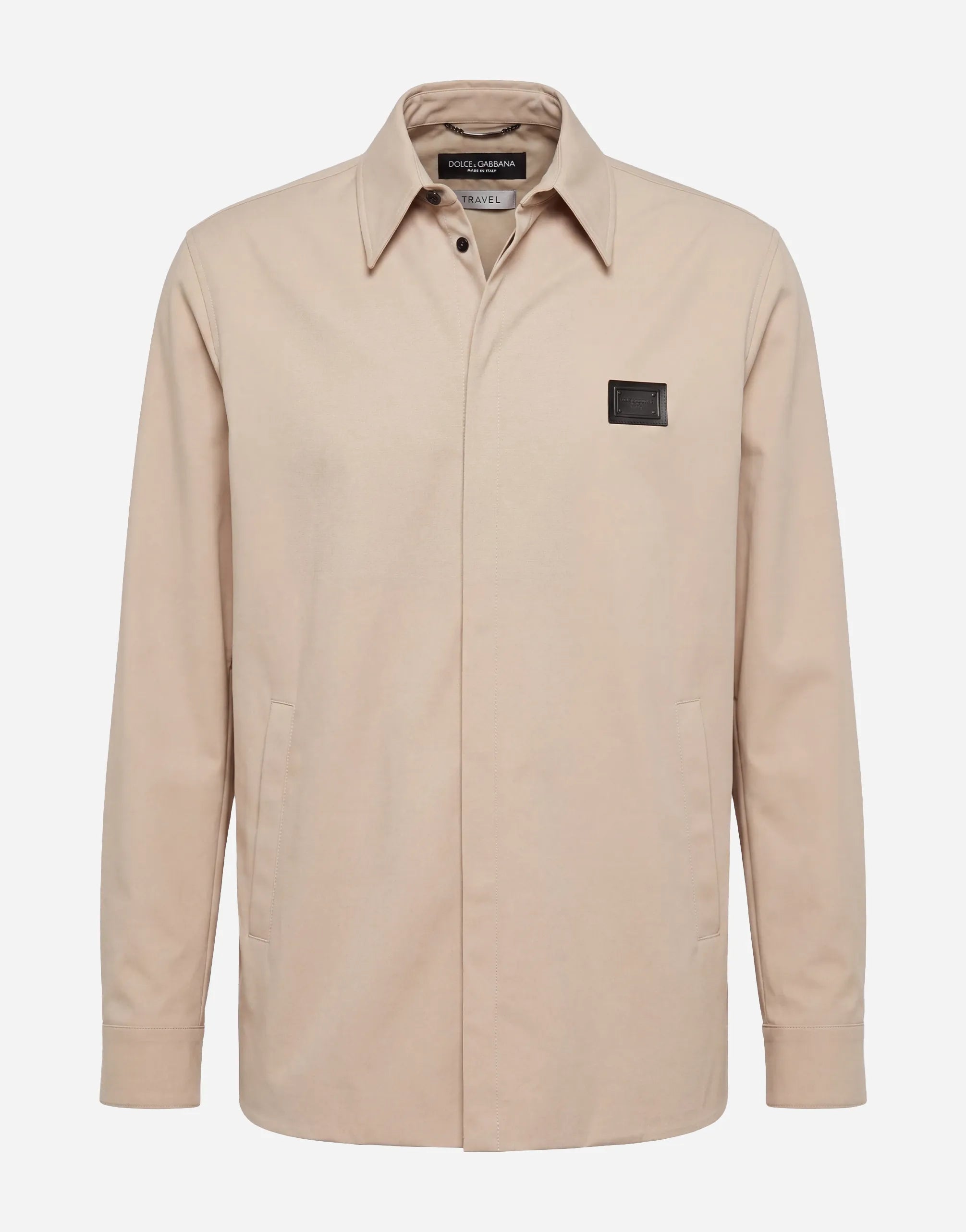Dolce & Gabbana Dolce & Gabbana Logo Plaque Overshirt