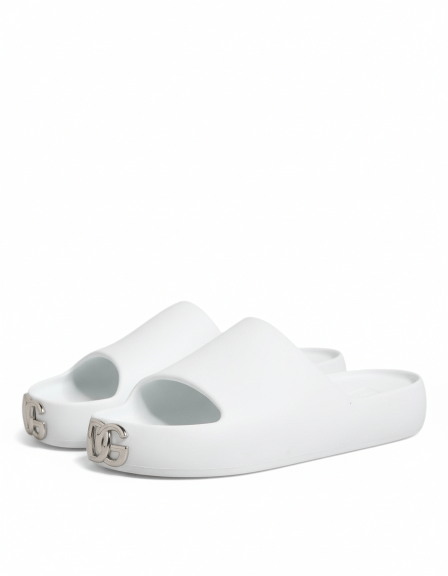 Dolce & Gabbana Logo Plaque Platform Slides