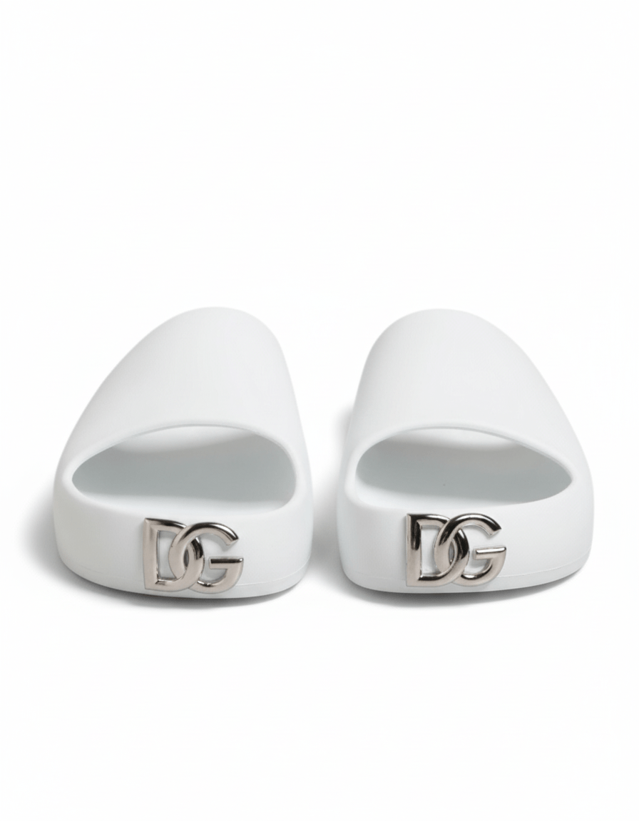 Dolce & Gabbana Logo Plaque Platform Slides