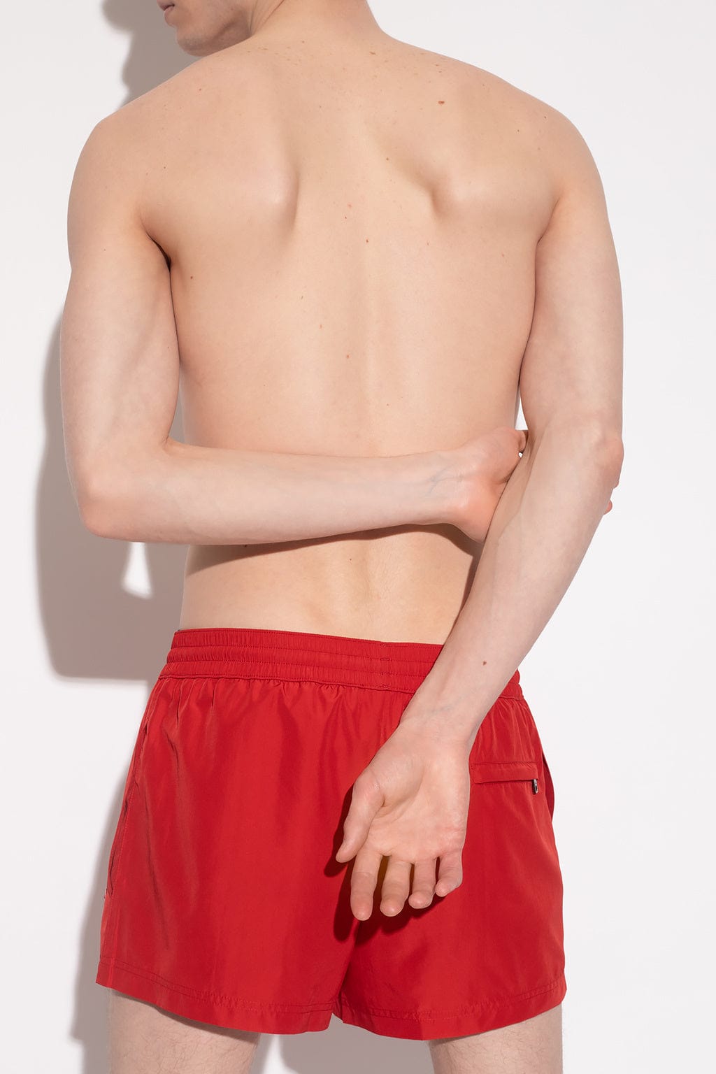 Dolce & Gabbana Logo-Plaque Short Swim Shorts