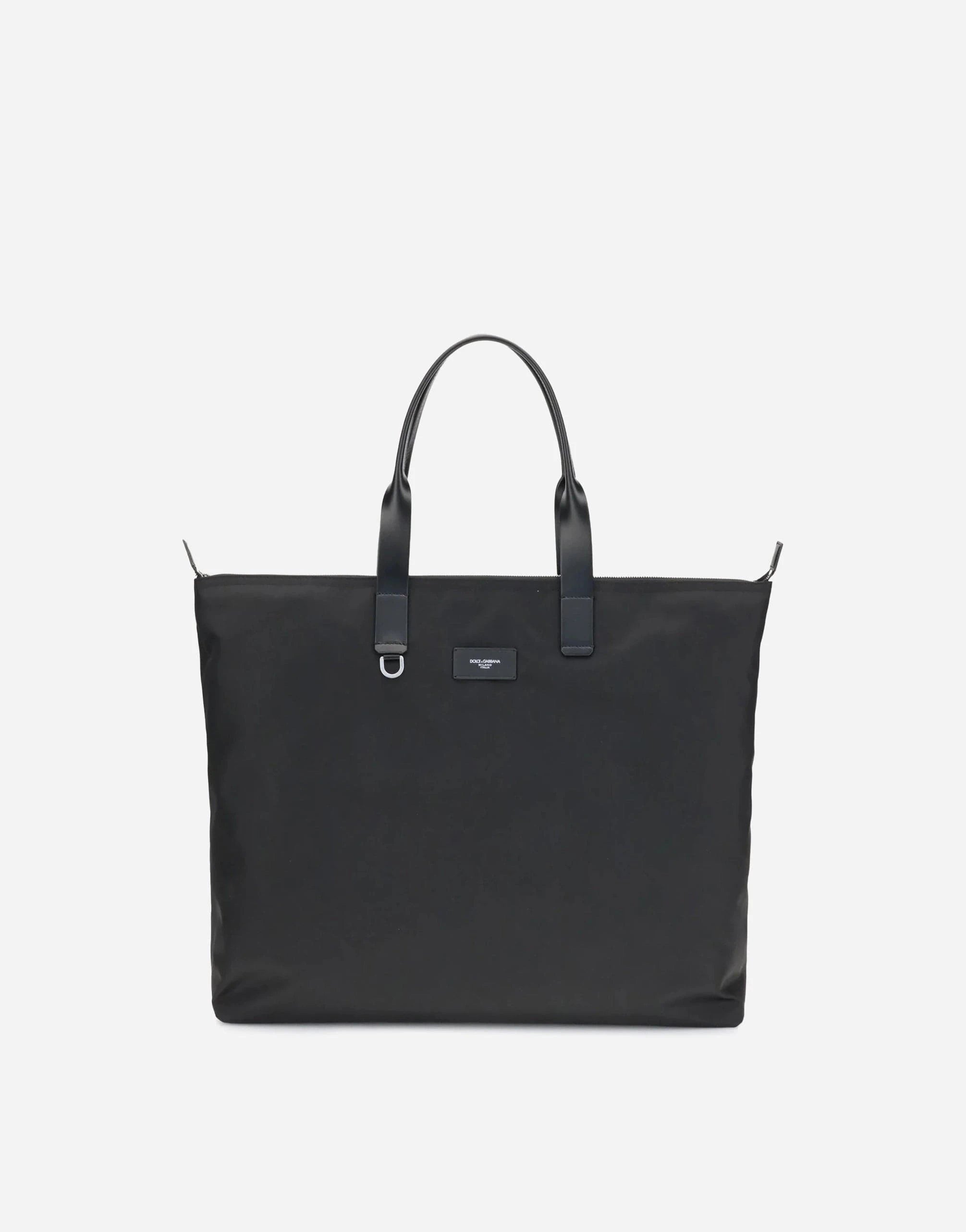 Dolce & Gabbana Logo-Plaque Tote Bag