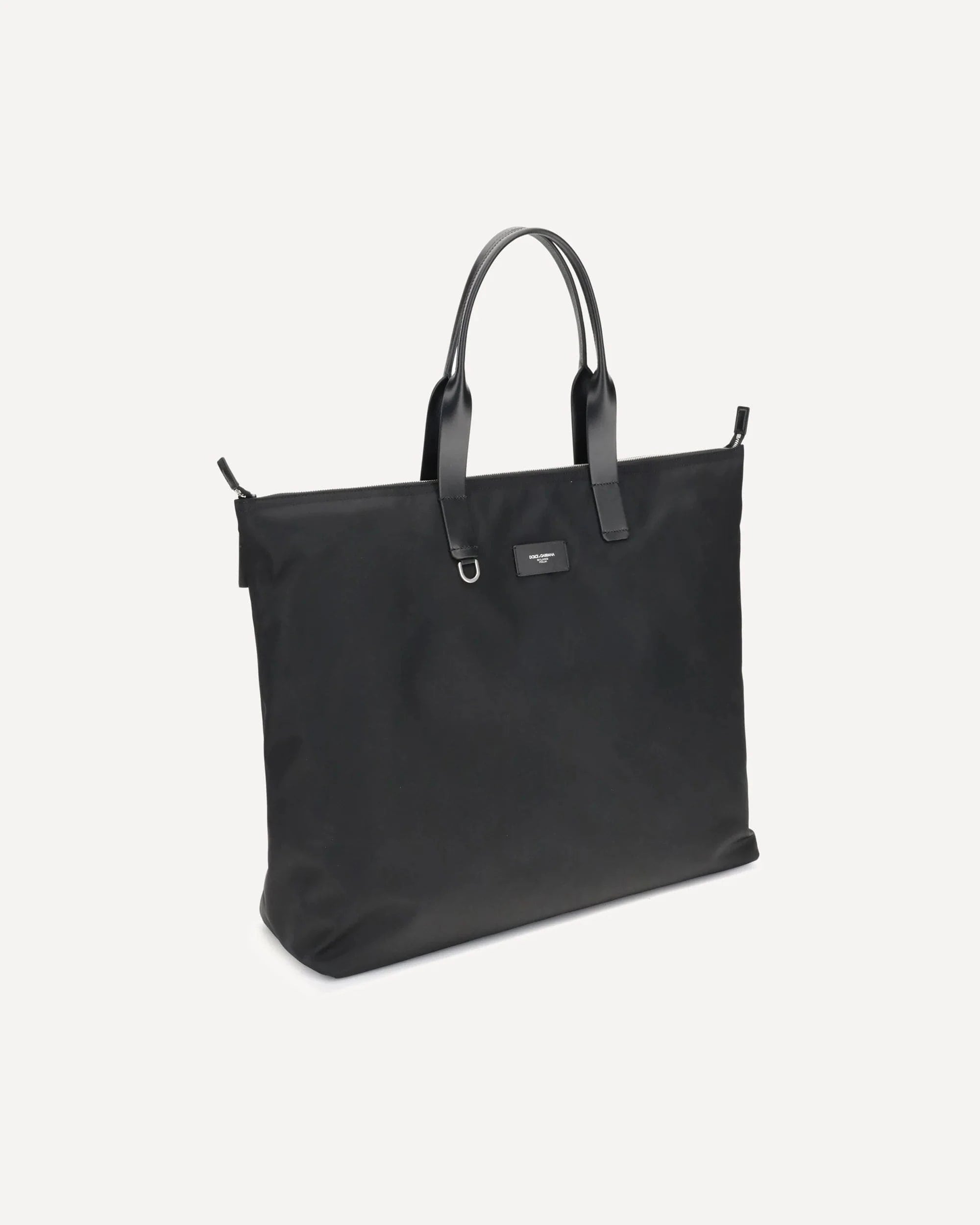 Dolce & Gabbana Logo-Plaque Tote Bag