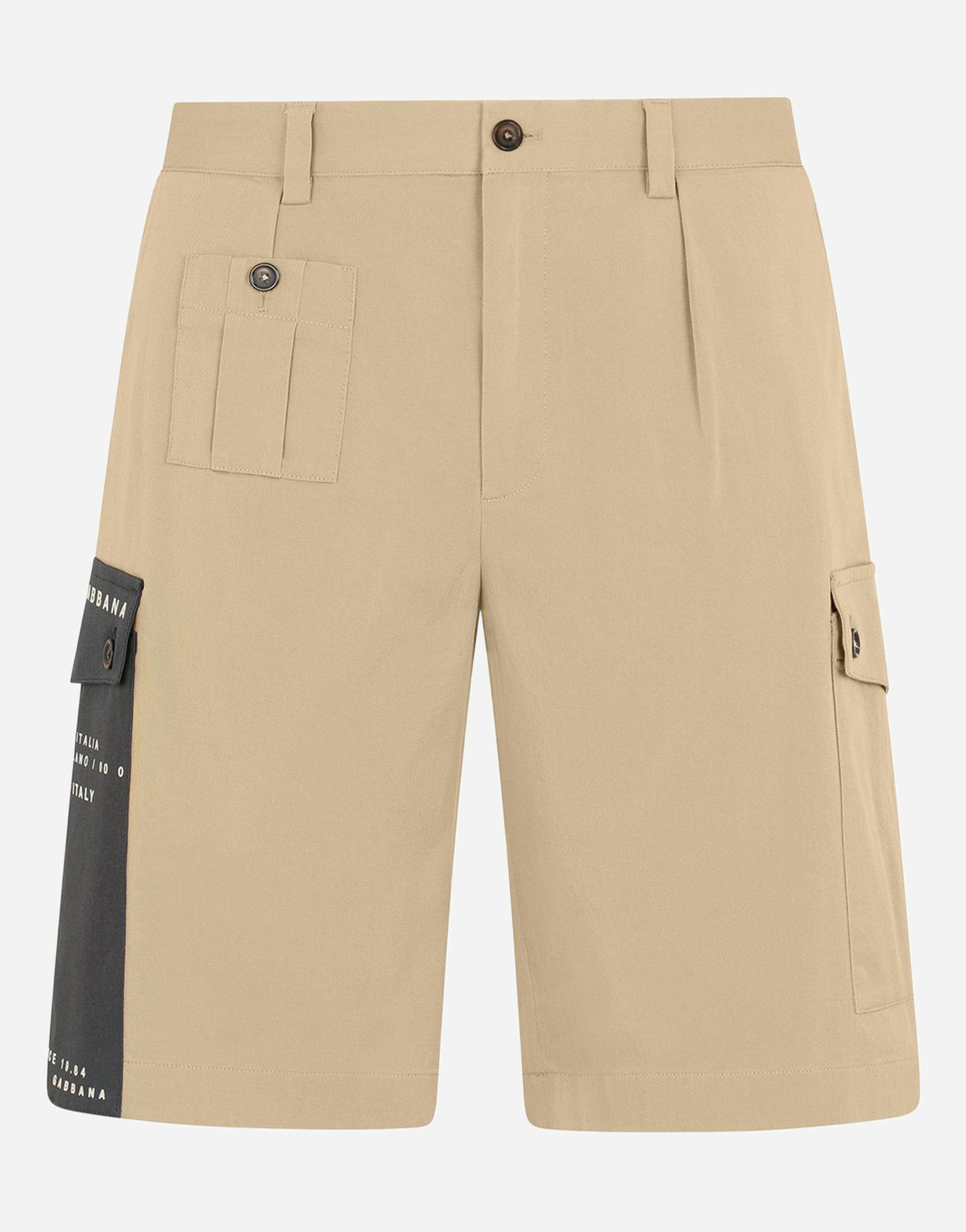 Dolce & Gabbana Logo Pocket Chino Shorts