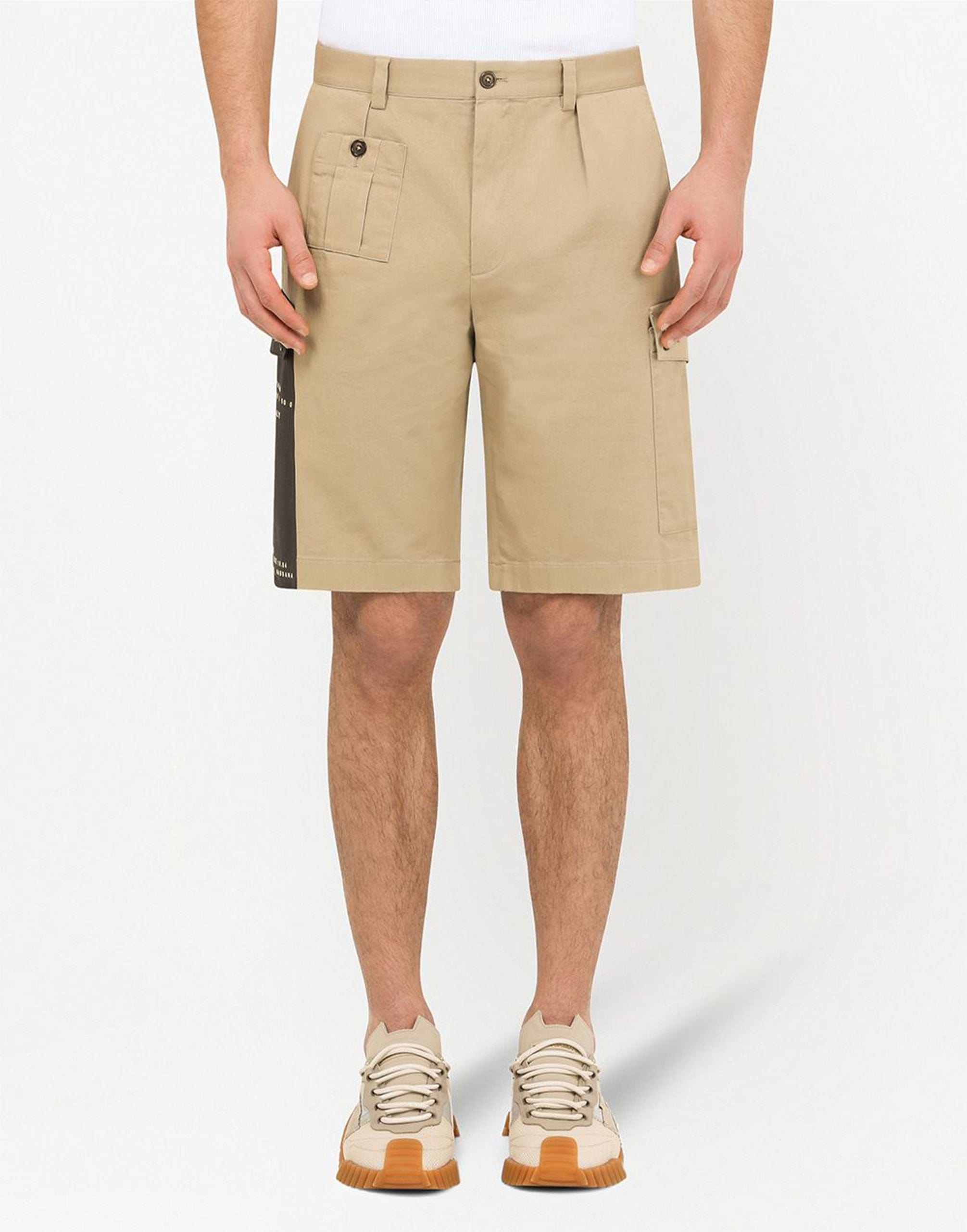 Dolce & Gabbana Logo Pocket Chino Shorts
