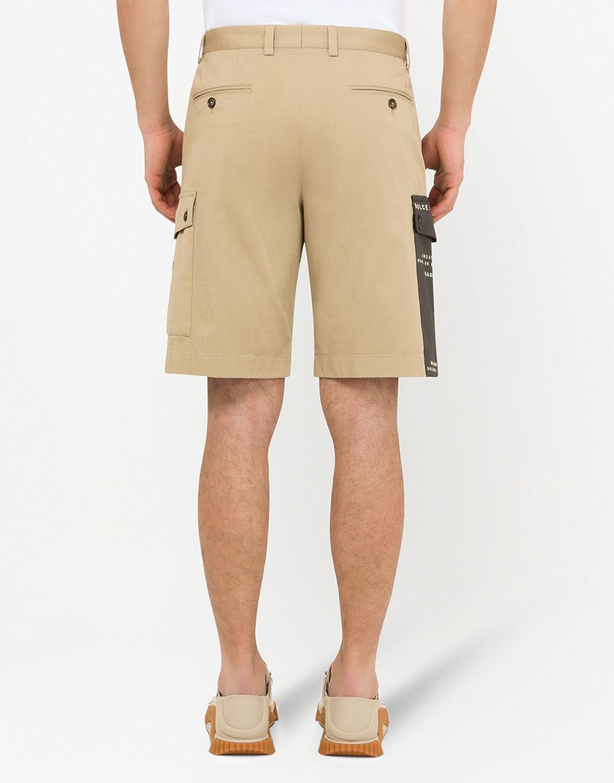Dolce & Gabbana Logo Pocket Chino Shorts