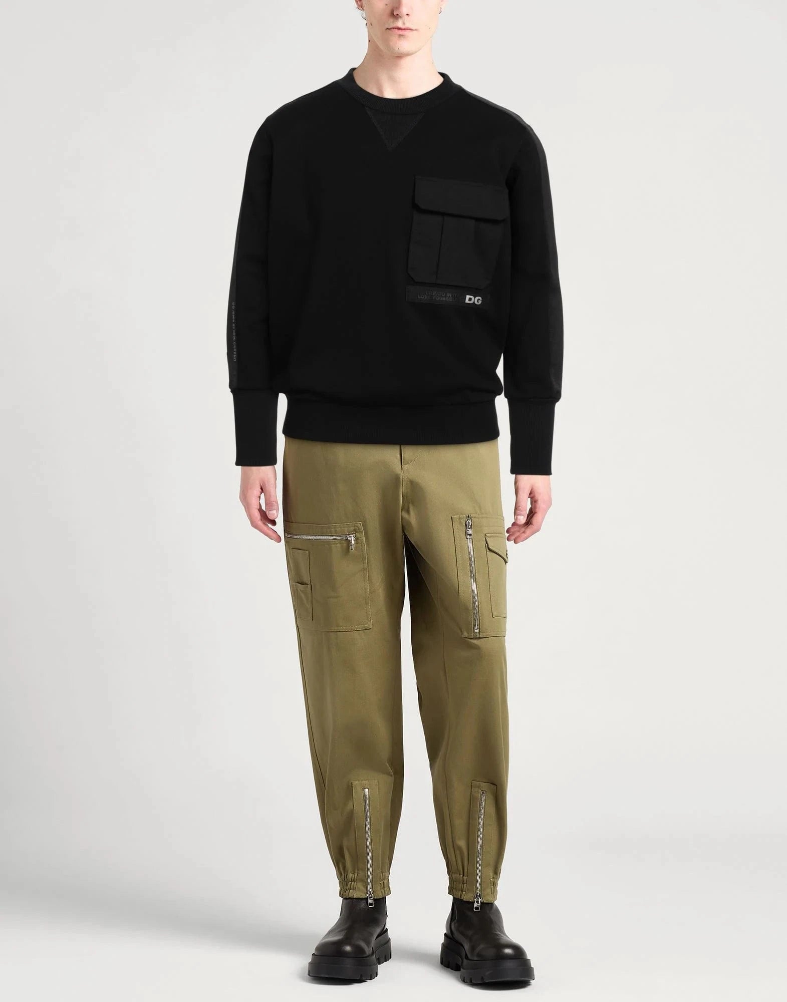 Dolce & Gabbana Logo Pocket Sweatshirt