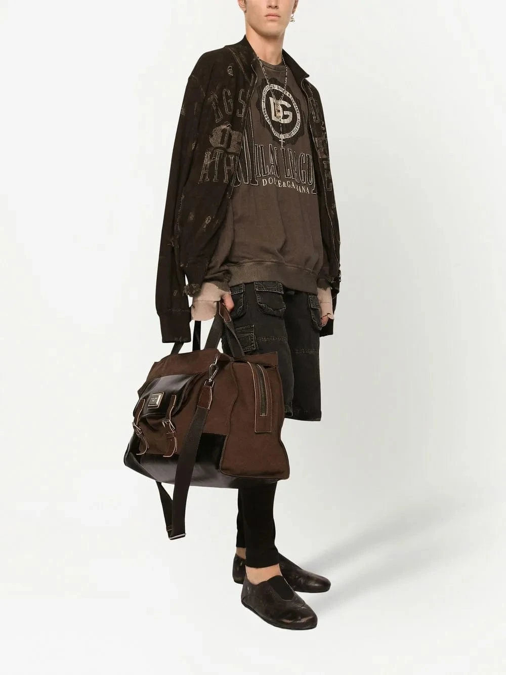 Dolce & Gabbana Logo-Print Cotton Sweatshirt