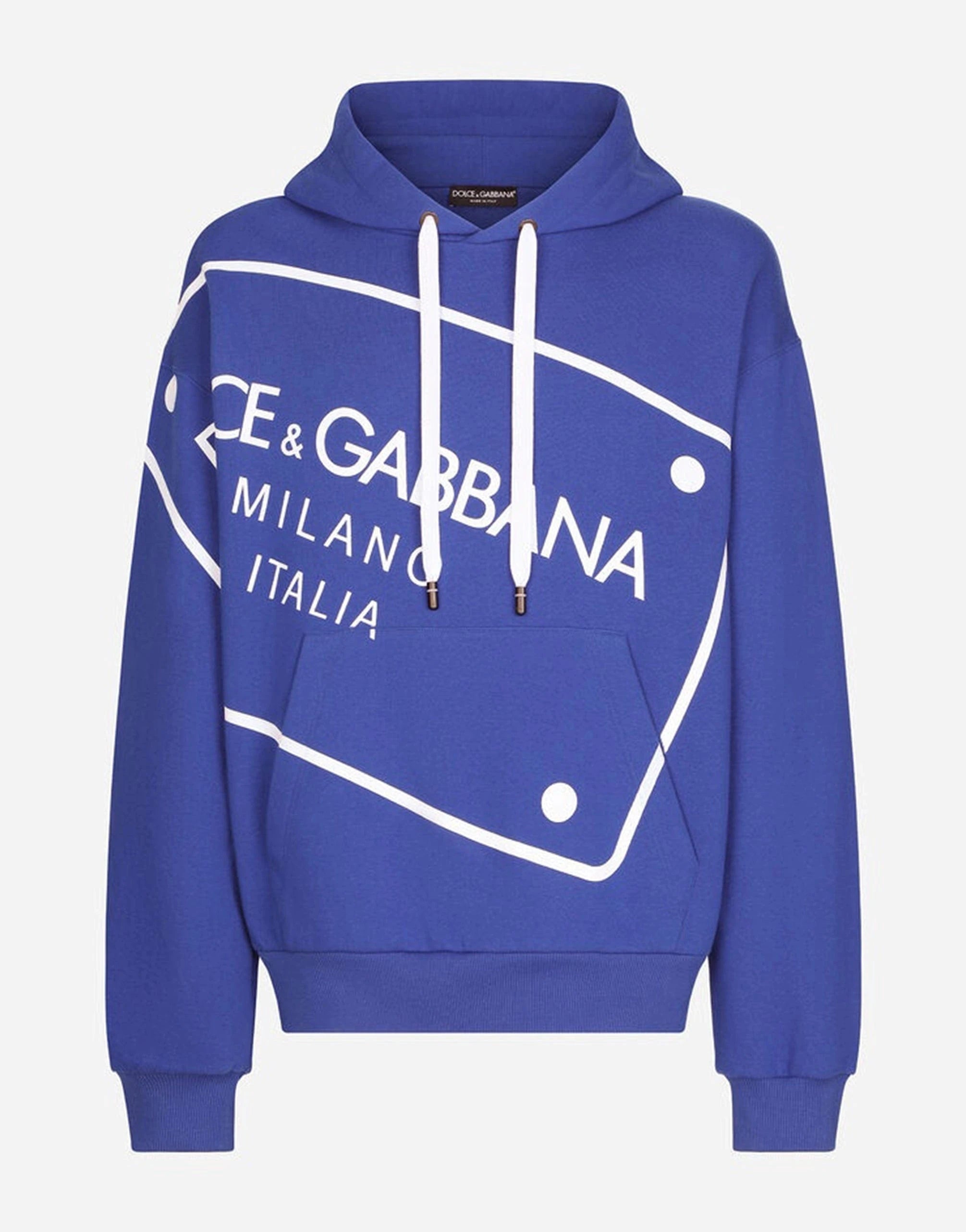 Dolce & Gabbana Logo-Print Drawstring Hoodie