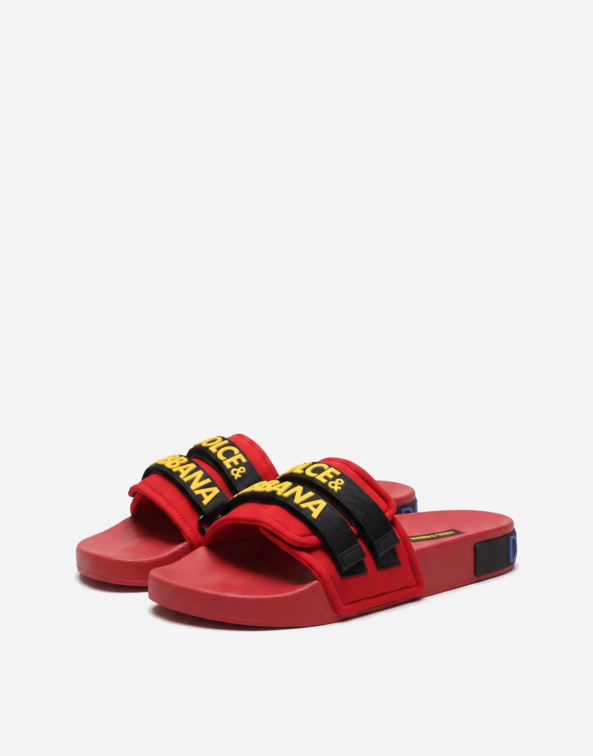 Dolce & Gabbana Dolce & Gabbana Logo Strap Rubber Pool Slide Sandals