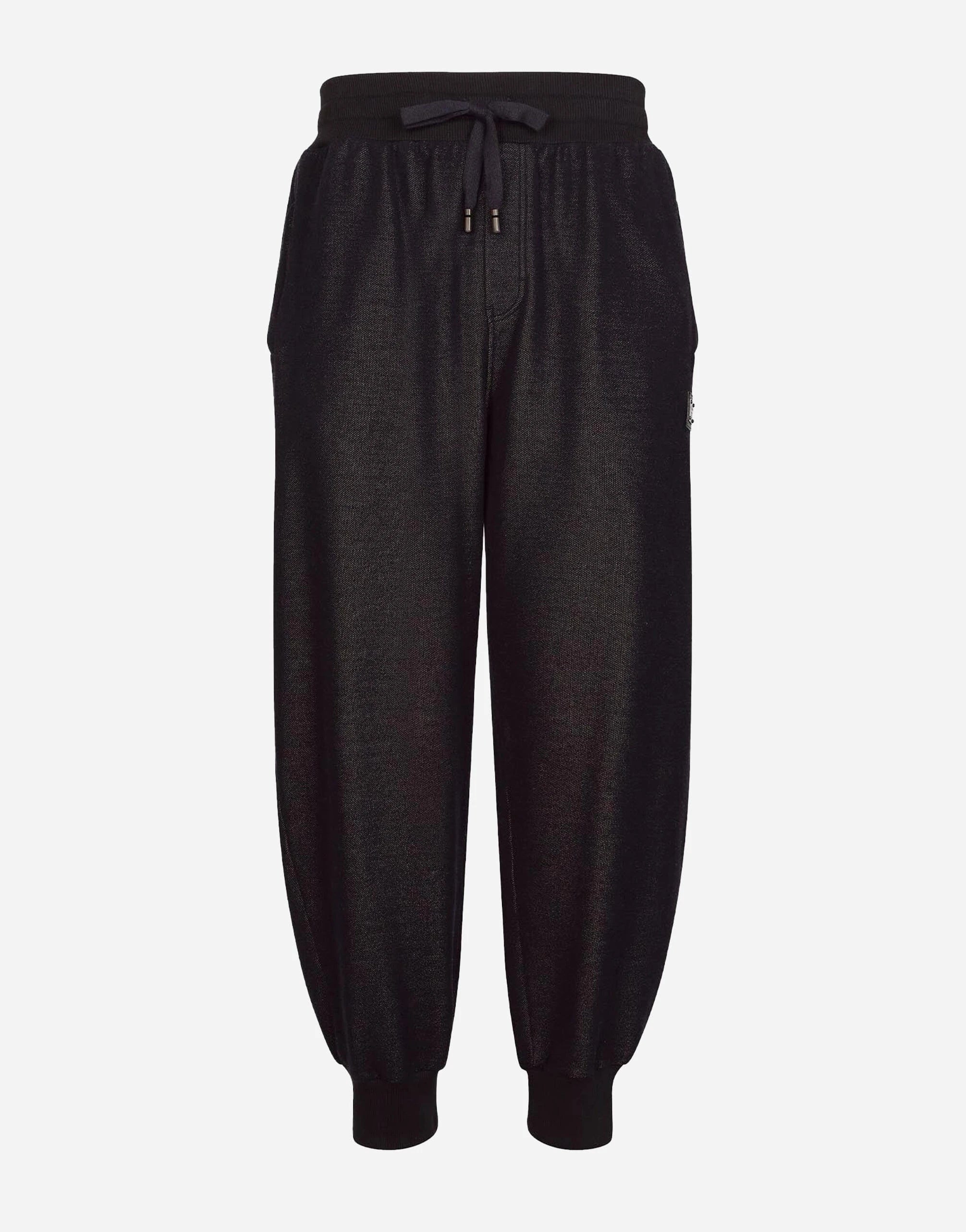 Dolce & Gabbana Logo Tag Jersey Jogging Pants