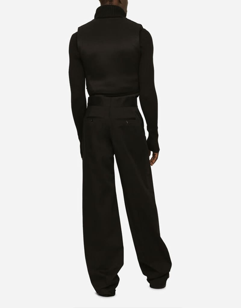 Dolce & Gabbana Dolce & Gabbana Logo Tag Stretch Trousers