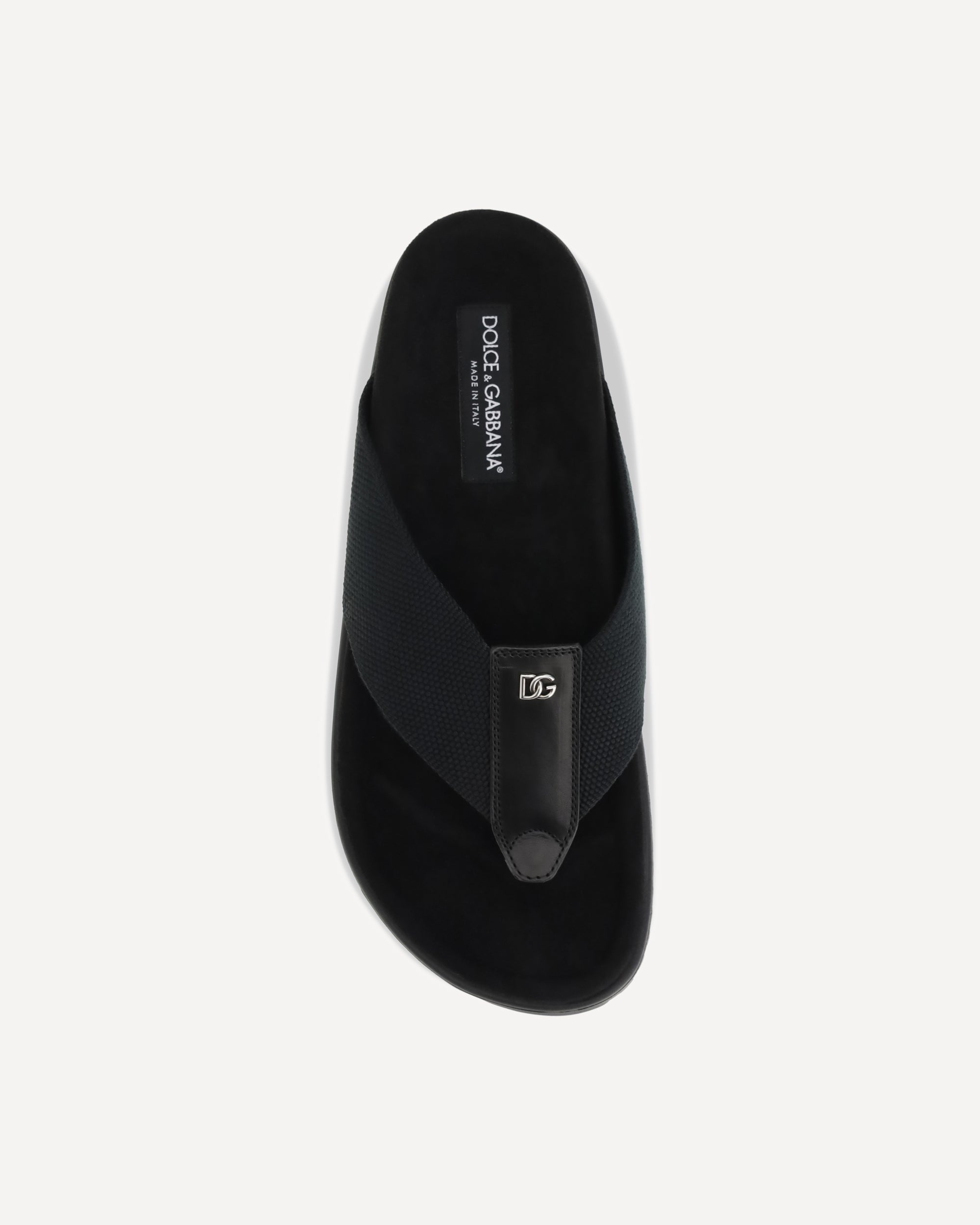 Dolce & Gabbana Logo Thong Sandals