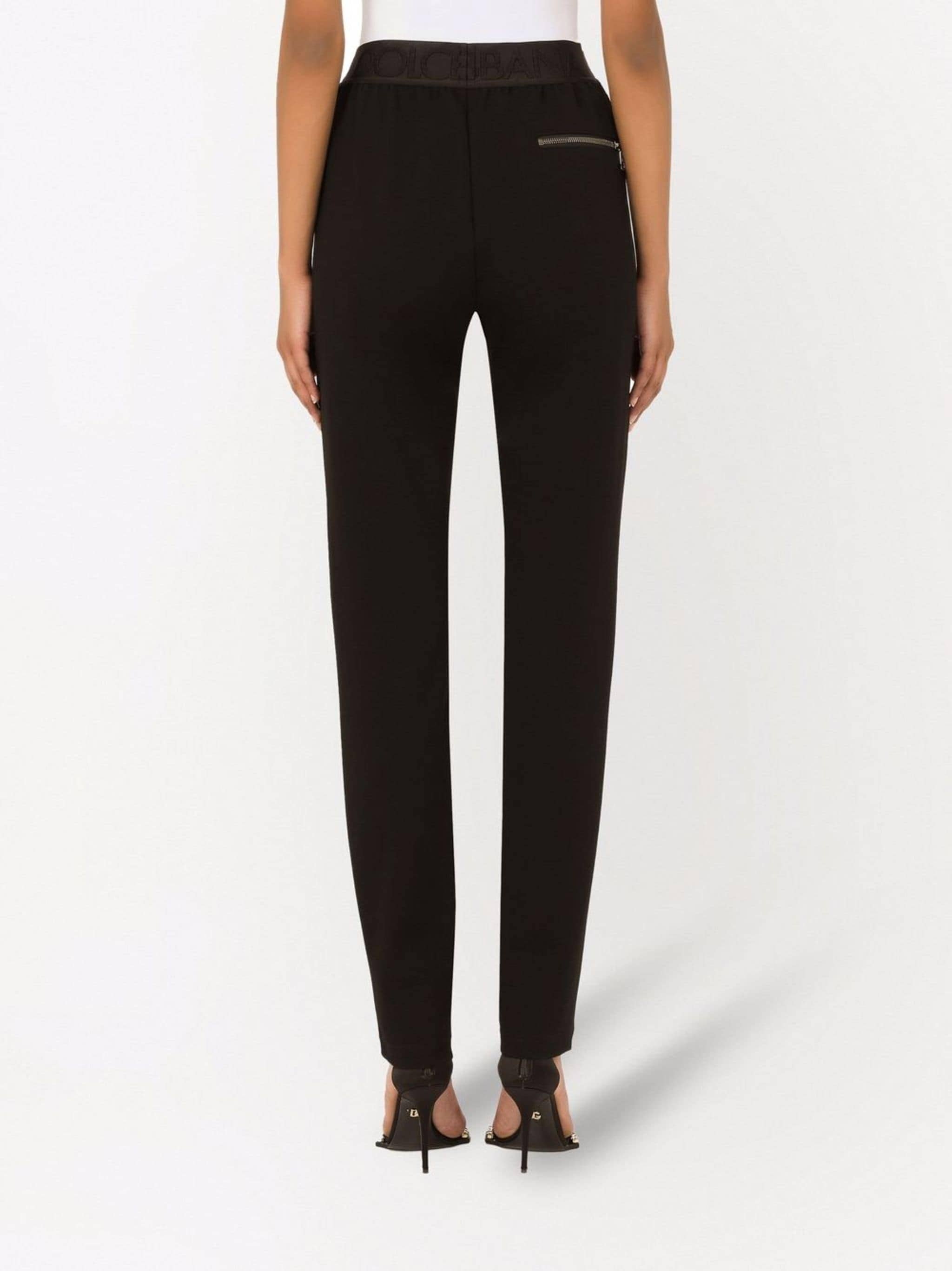 Dolce & Gabbana Logoed Waistband Trousers