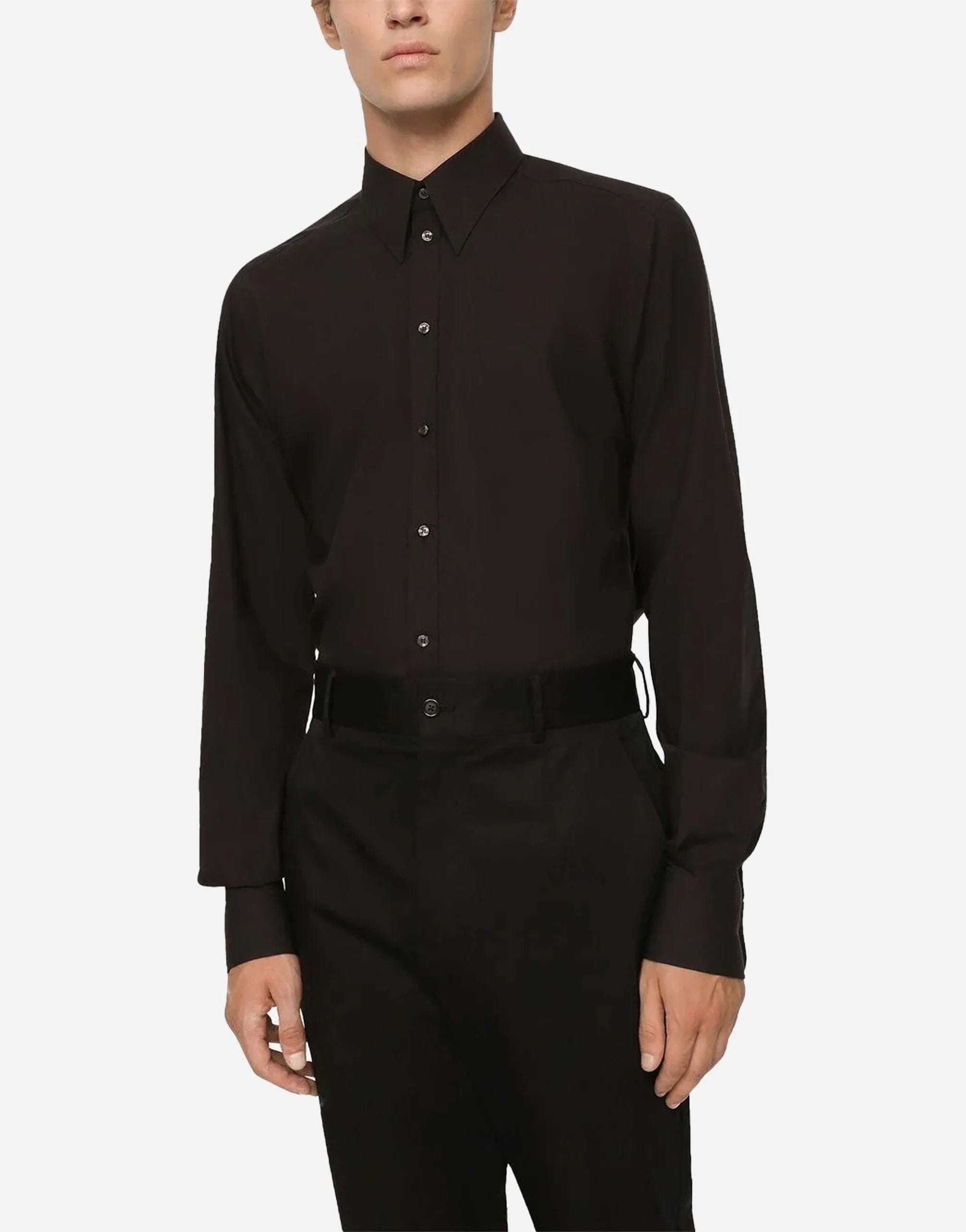 Dolce & Gabbana Long-Sleeve Martini Shirt