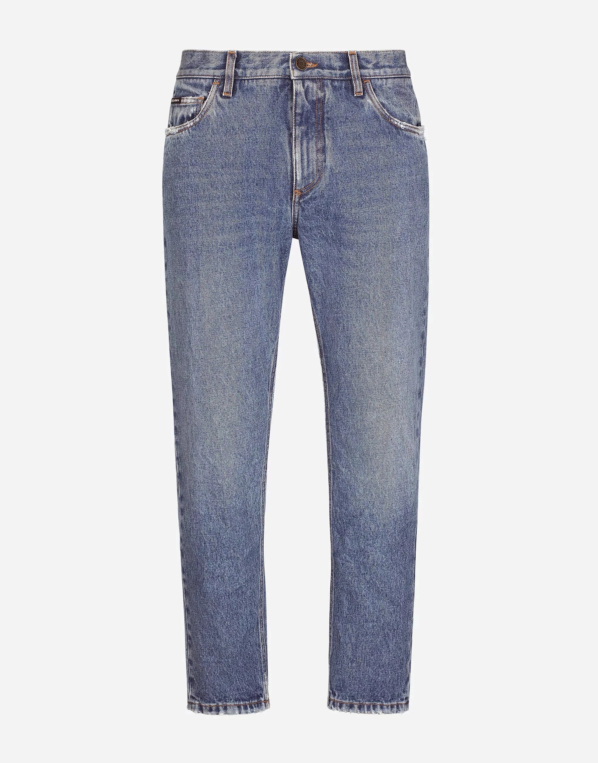 Dolce & Gabbana Loose Blue Wash Jeans