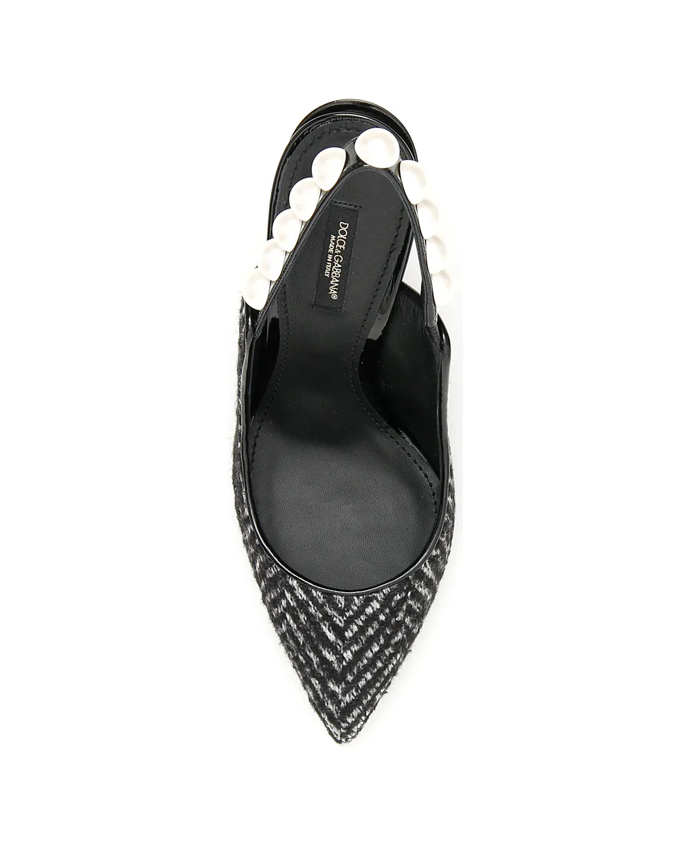 Dolce & Gabbana Lori Chevron Slingbacks