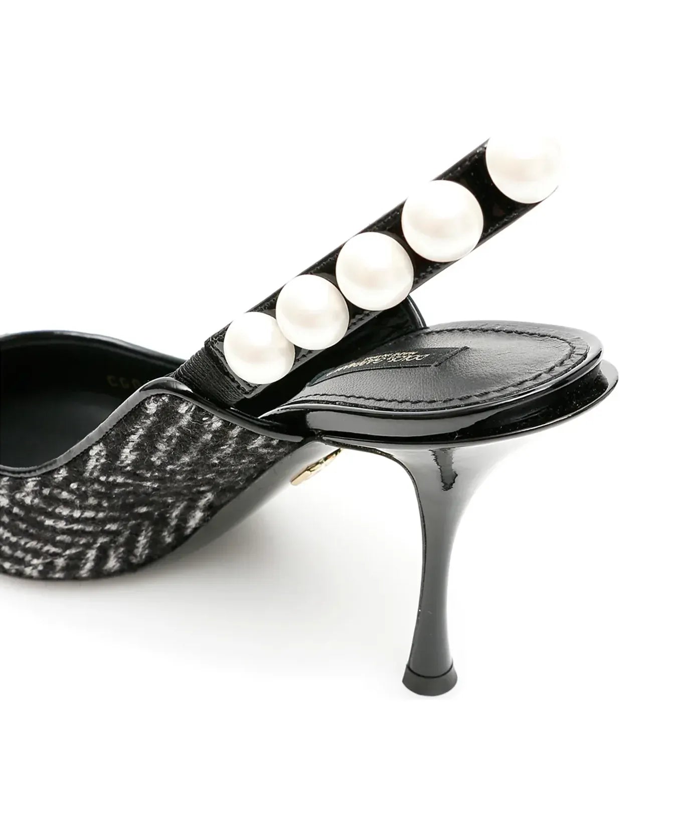 Dolce & Gabbana Lori Chevron Slingbacks