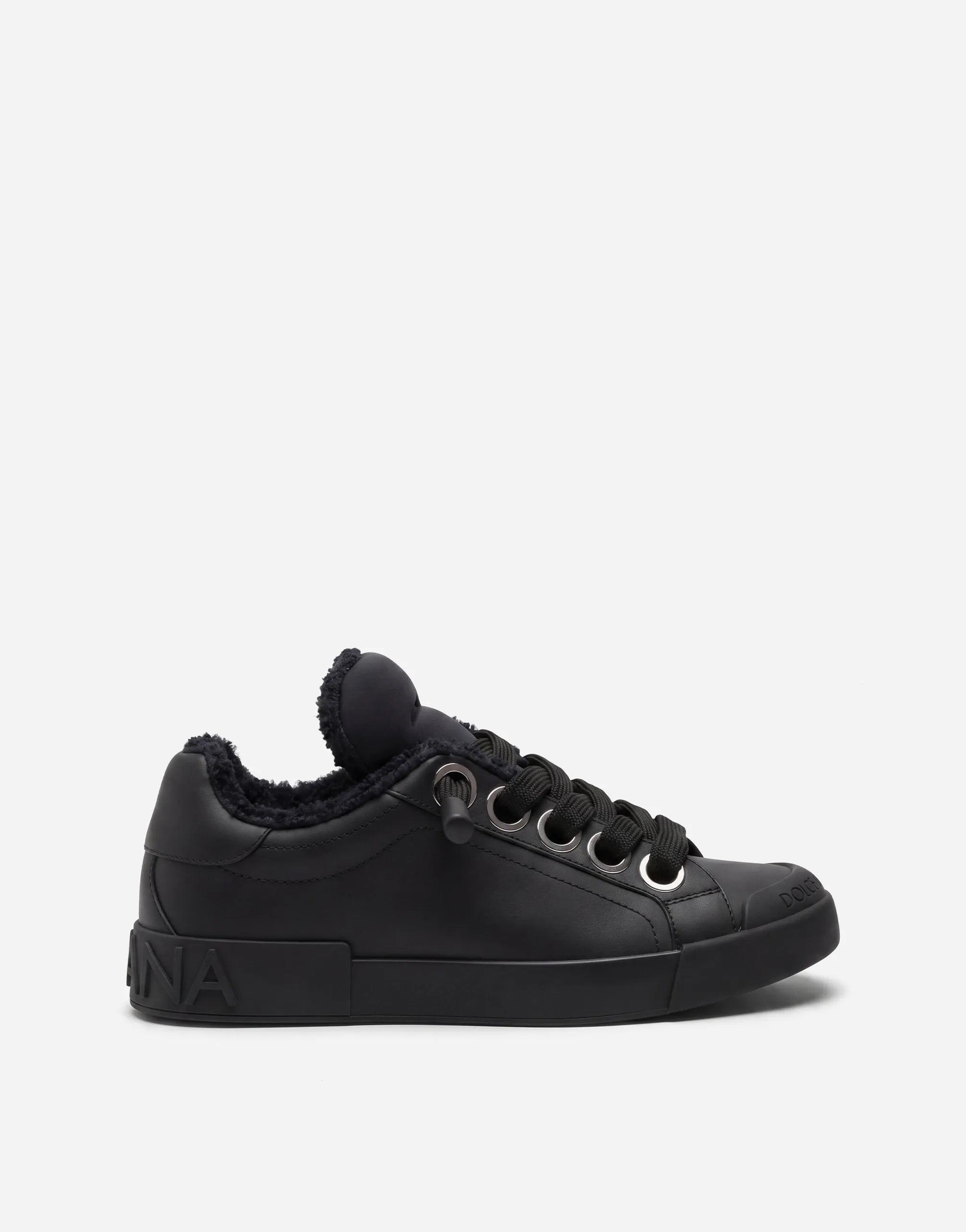 Dolce & Gabbana Low Top Portofino Leather Sneakers
