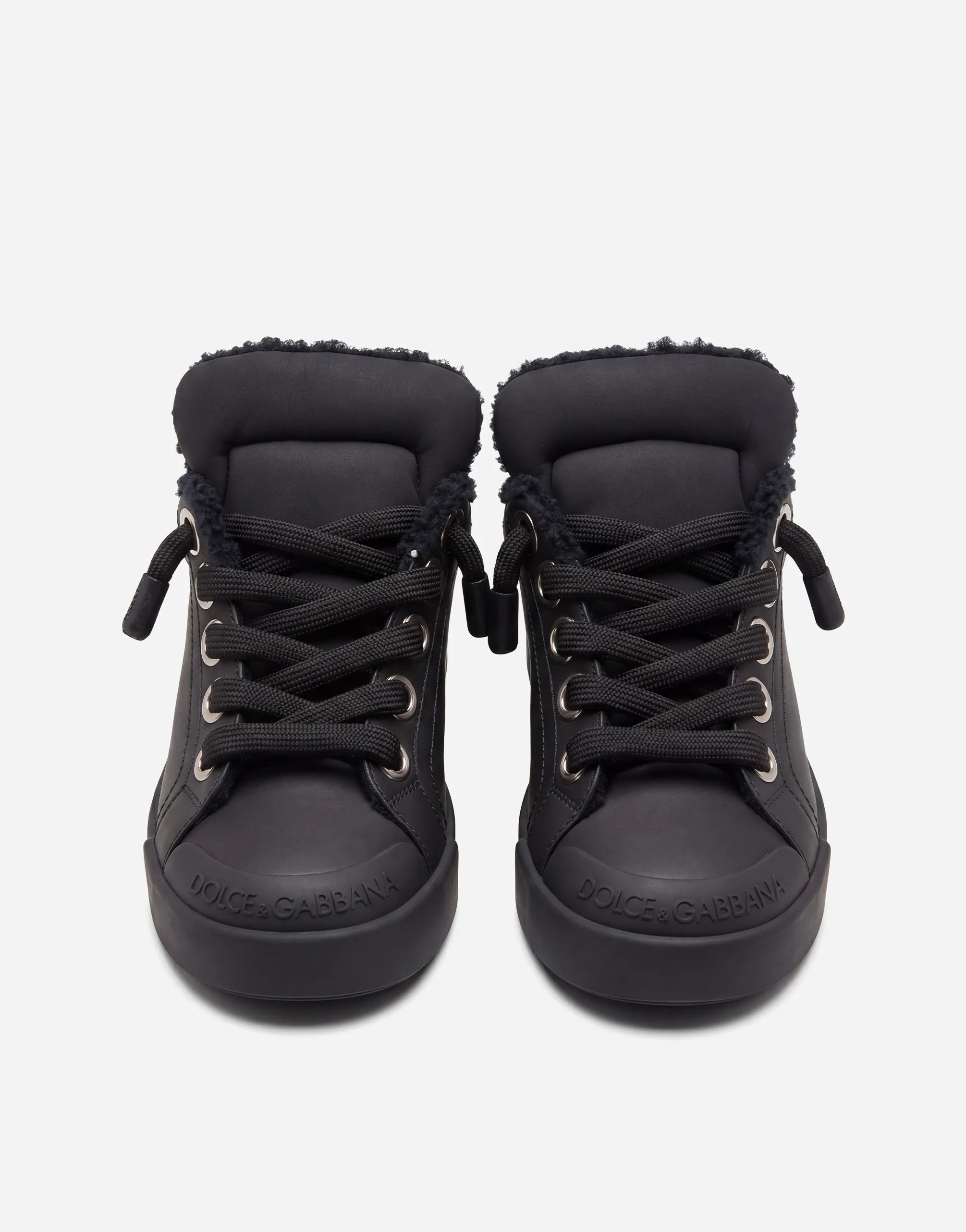 Dolce & Gabbana Low Top Portofino Leather Sneakers