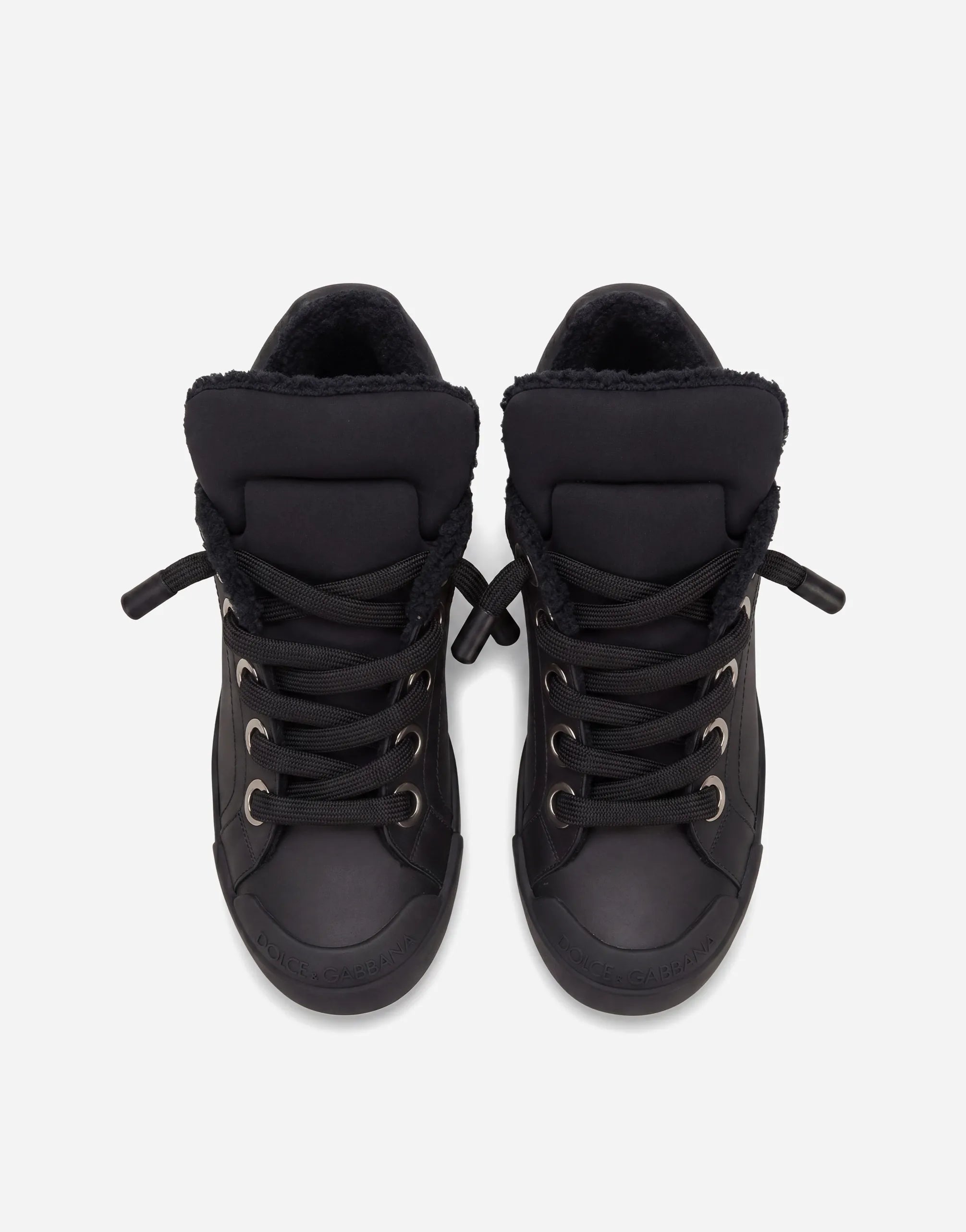 Dolce & Gabbana Low Top Portofino Leather Sneakers