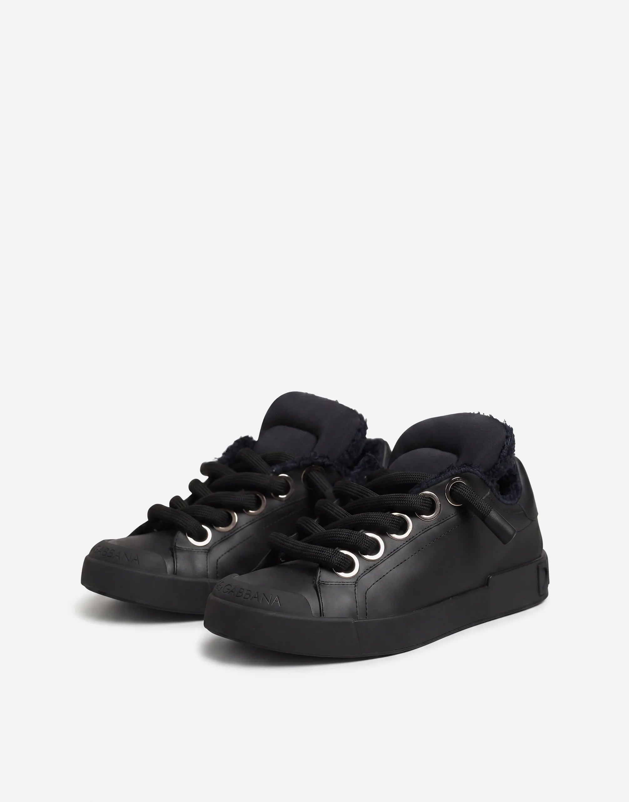 Low Top Portofino Leather Sneakers - alternate view
