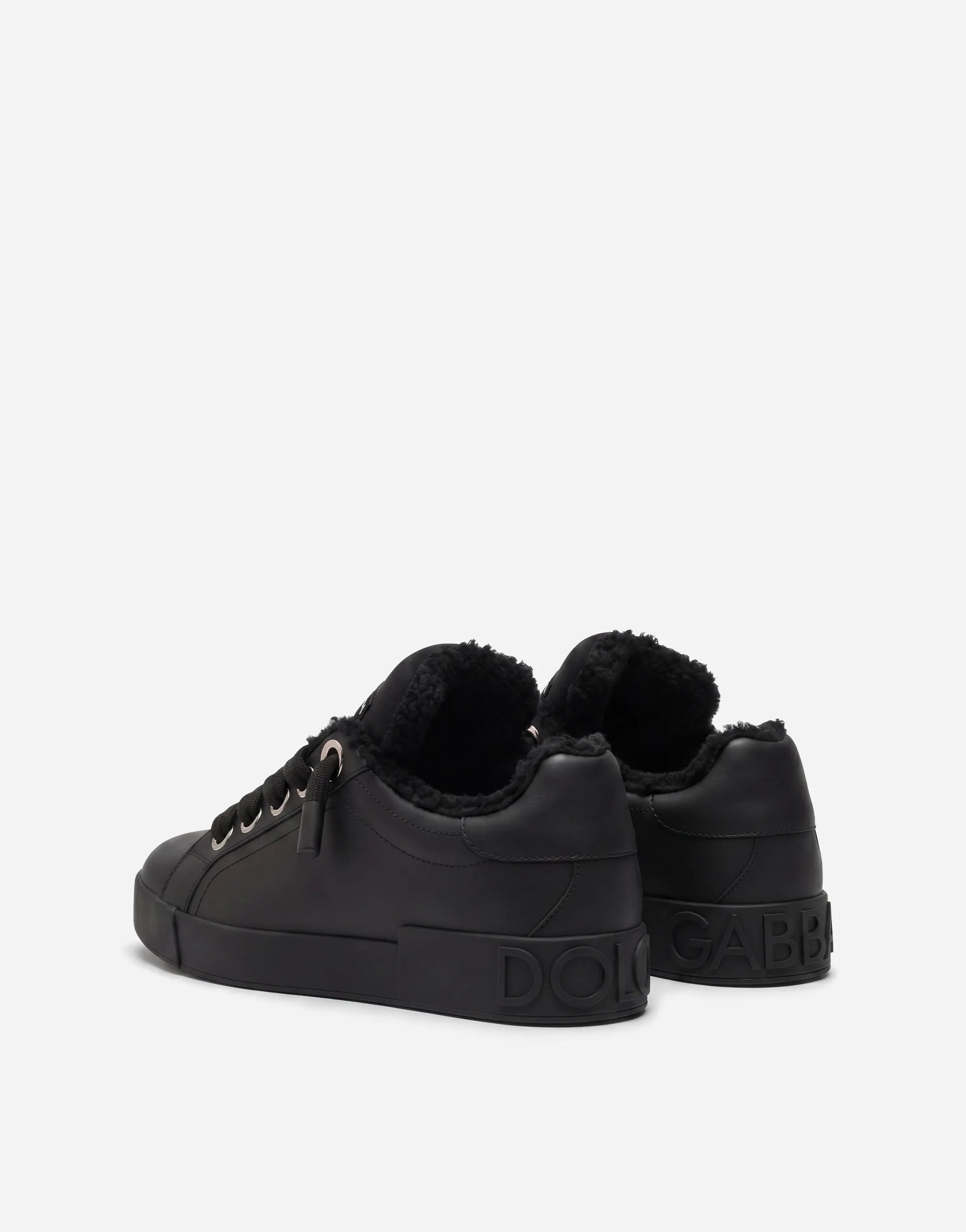 Dolce & Gabbana Low Top Portofino Leather Sneakers