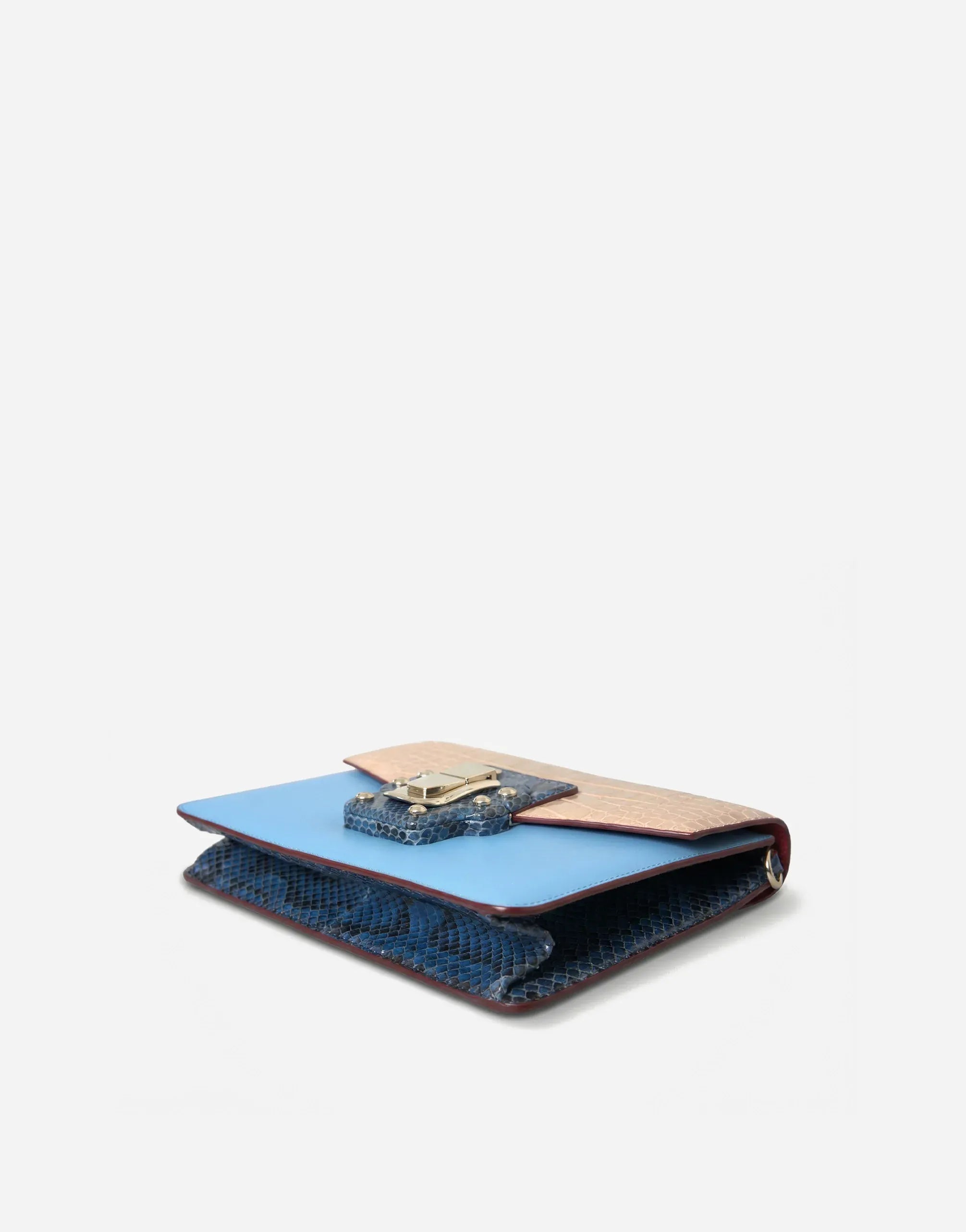 Dolce & Gabbana Lucia Exotic Leather Shoulder Bag