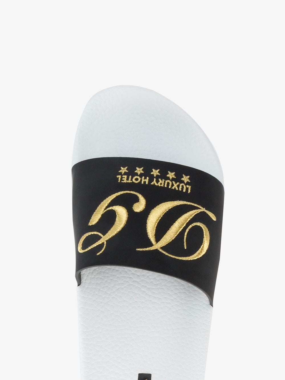 Dolce & Gabbana Luxury Hotel Embroidered Slides