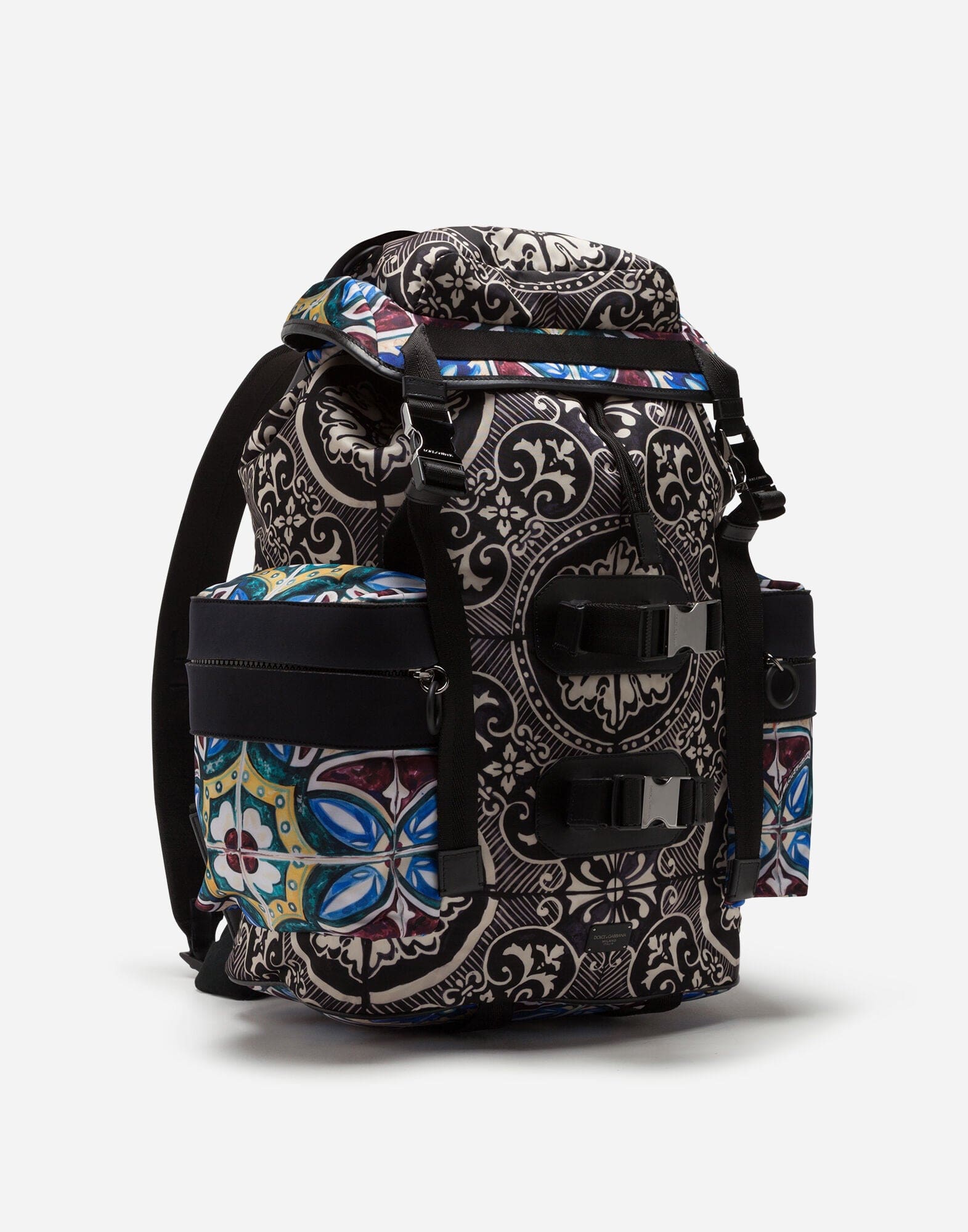 Dolce & Gabbana Maiolica Print Backpack