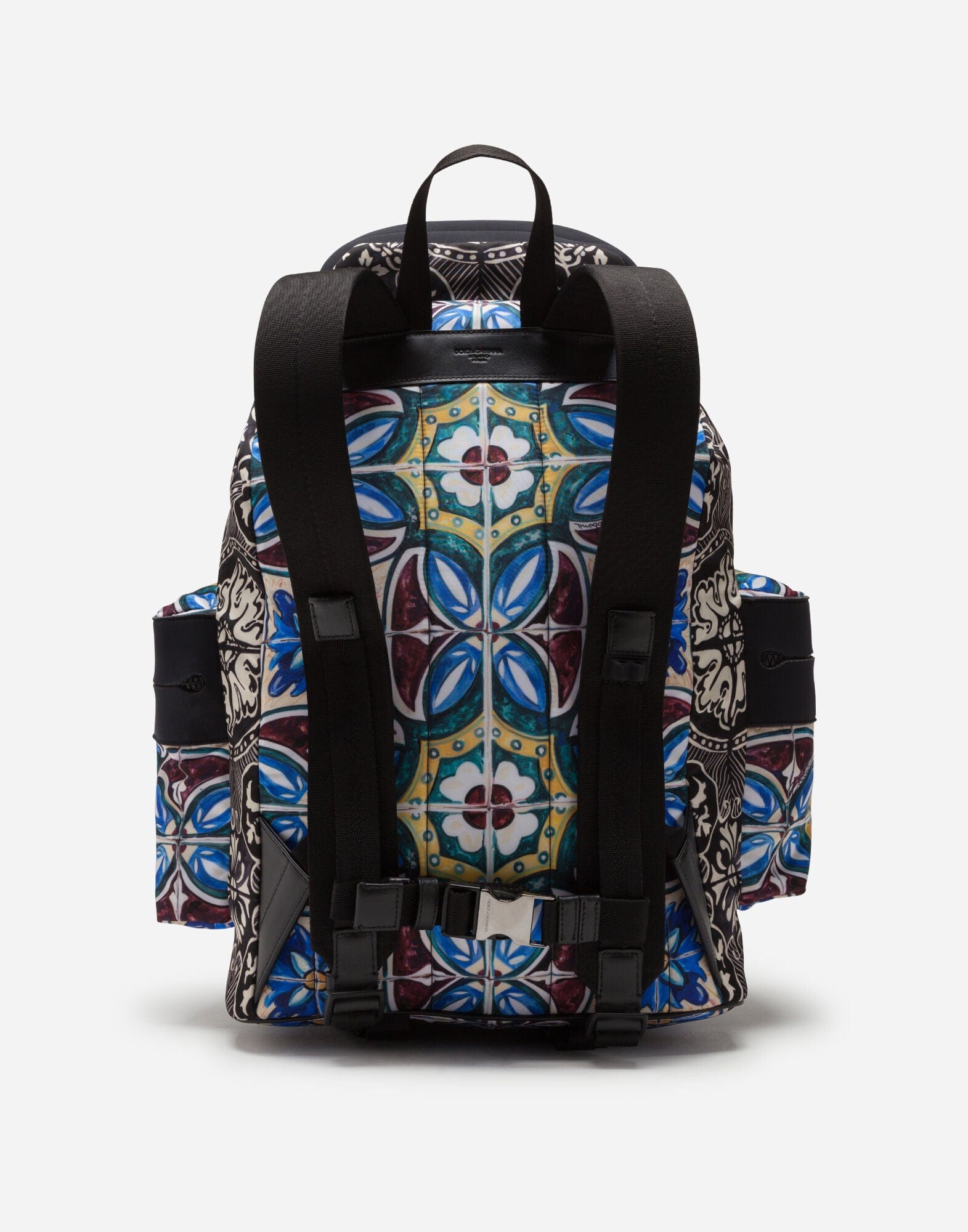 Dolce & Gabbana Maiolica Print Backpack