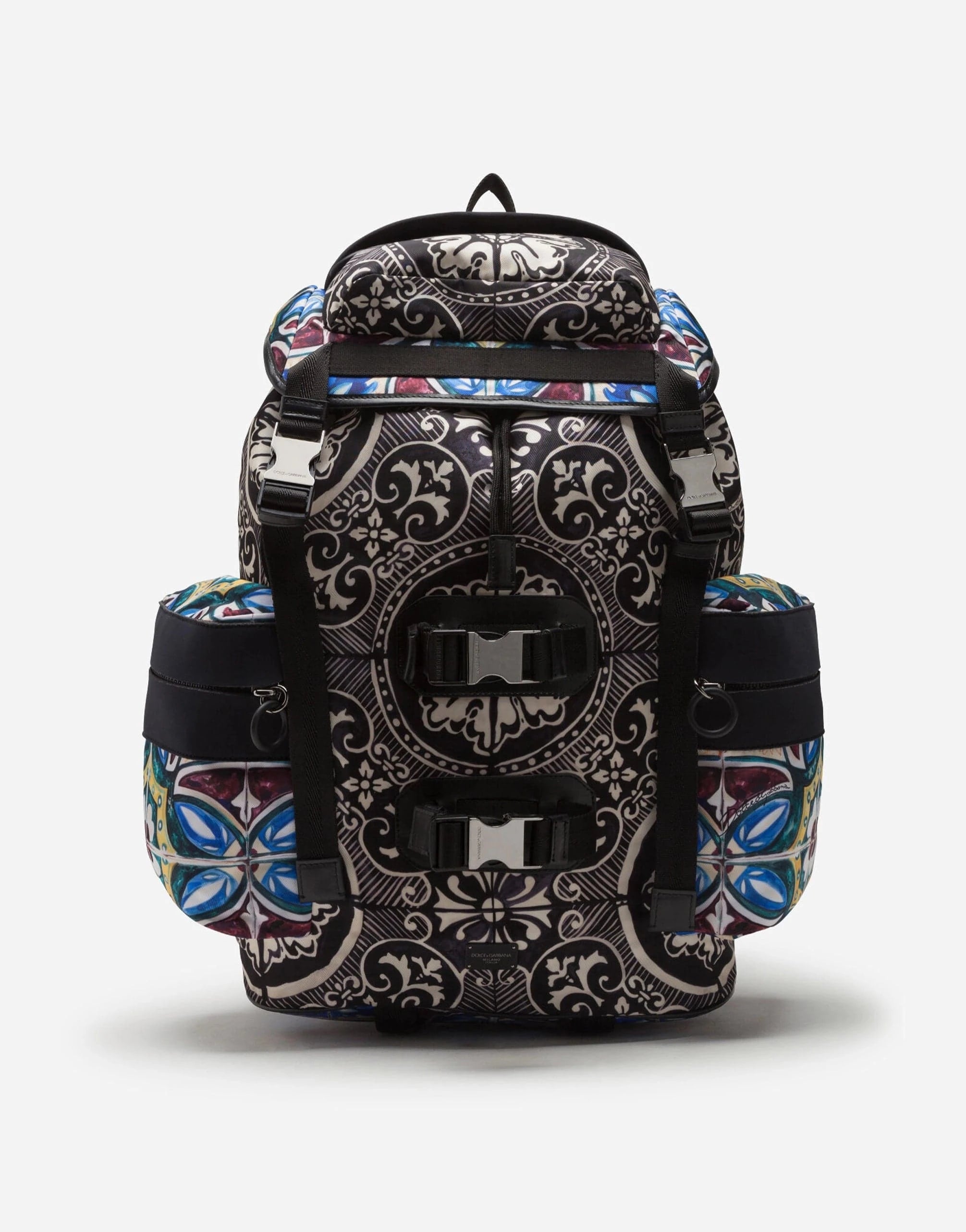 Dolce & Gabbana Maiolica Print Backpack
