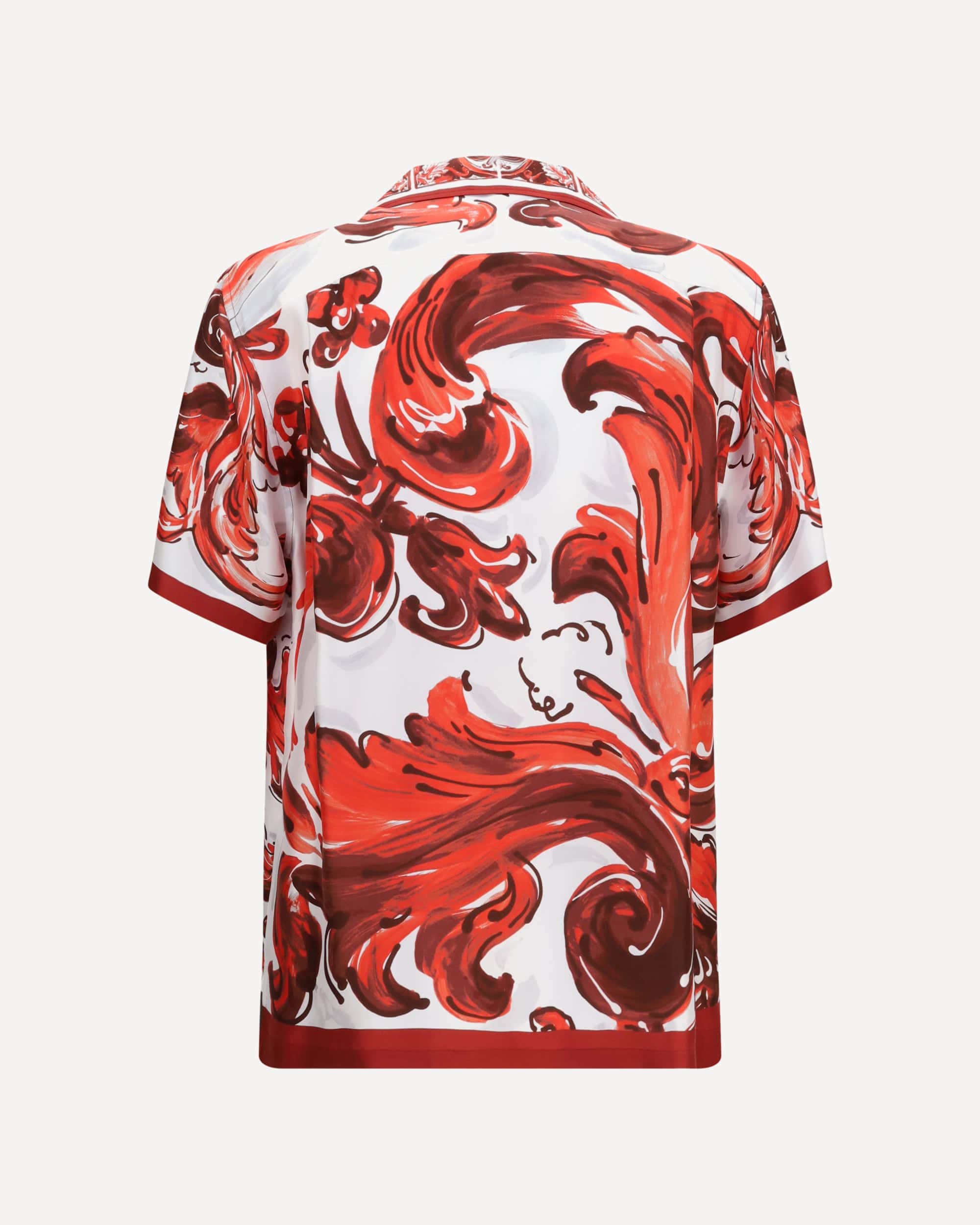 Dolce & Gabbana قميص هاواي بطبعة مايوليكا من Dolce & Gabbana - alternate view