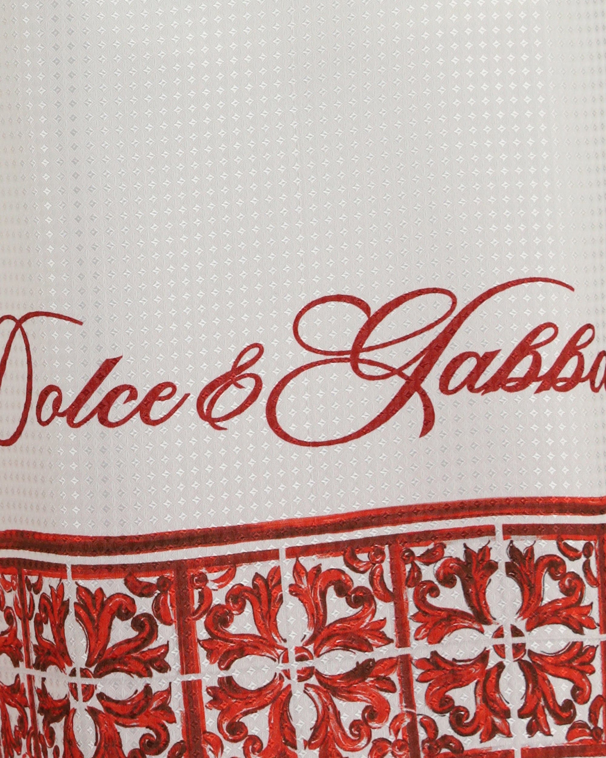 Dolce & Gabbana Dolce & Gabbana Maiolica Print Jacquard Twill Shorts