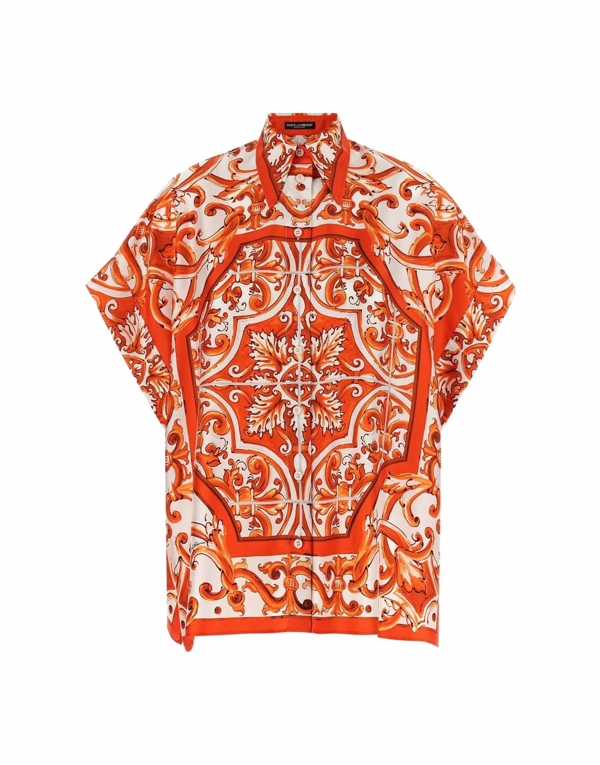 Dolce & Gabbana Dolce & Gabbana Maiolica Print Shirt