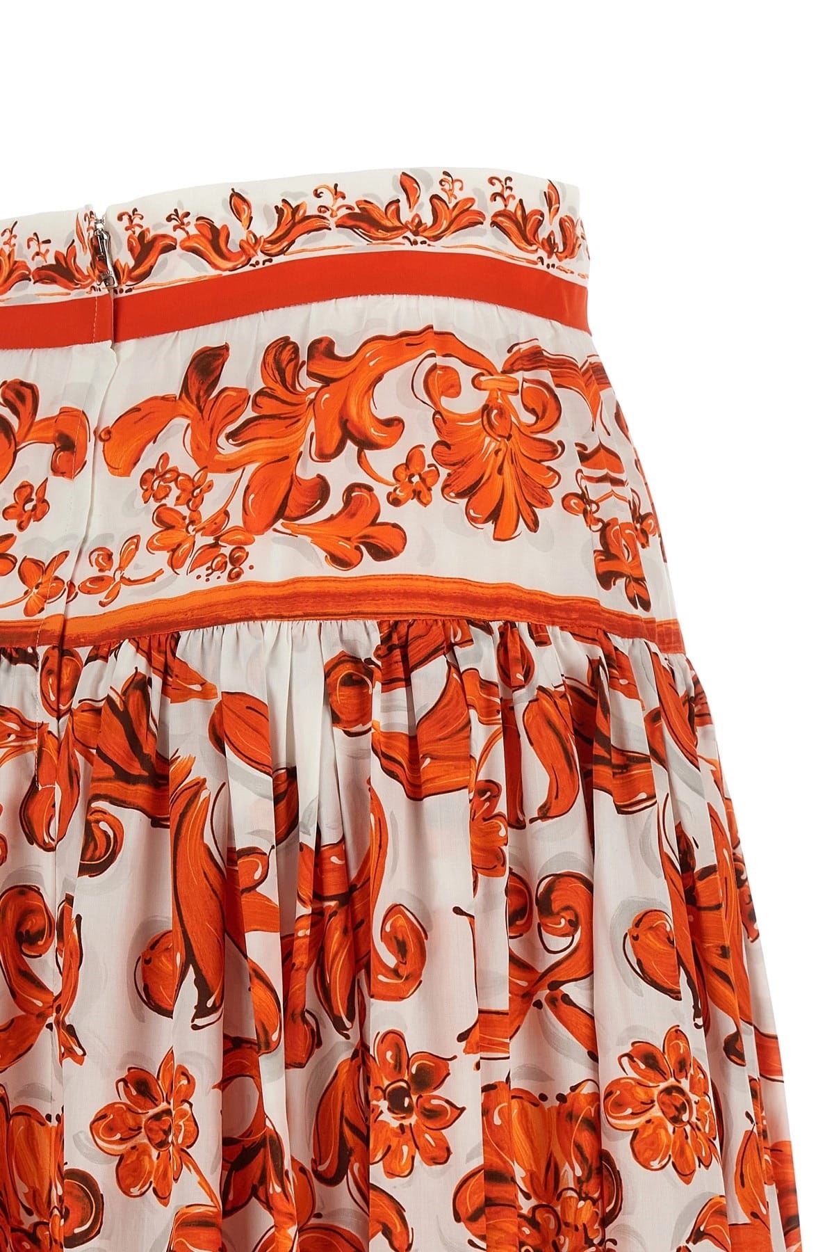 Dolce & Gabbana Dolce & Gabbana Maiolica Print Skirt