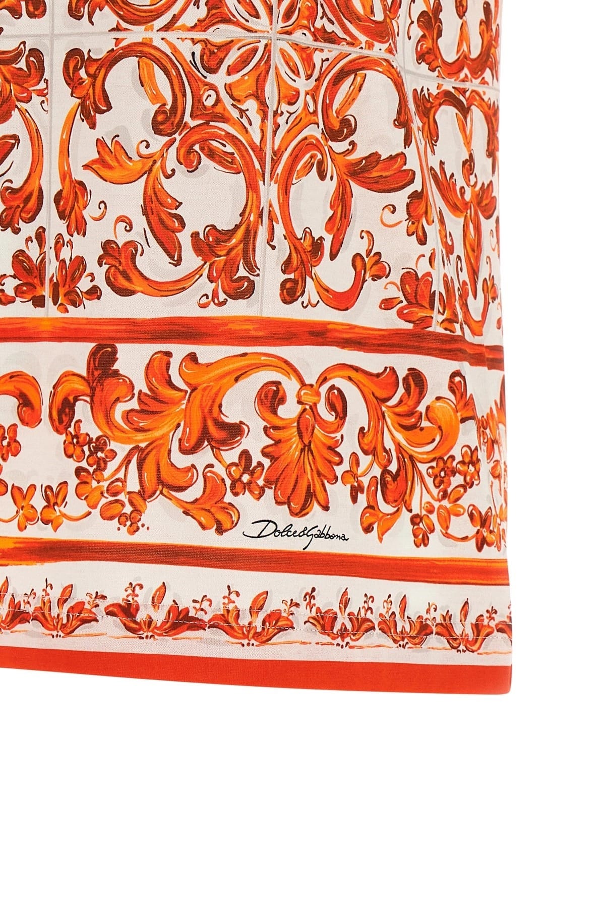 Dolce & Gabbana Dolce & Gabbana Maiolica Print T-Shirt