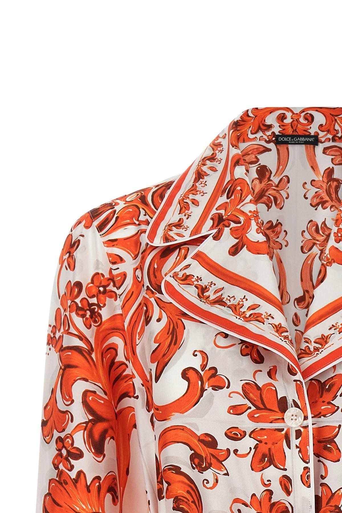 Camisa Vanity con estampado Maiolica Dolce & Gabbana