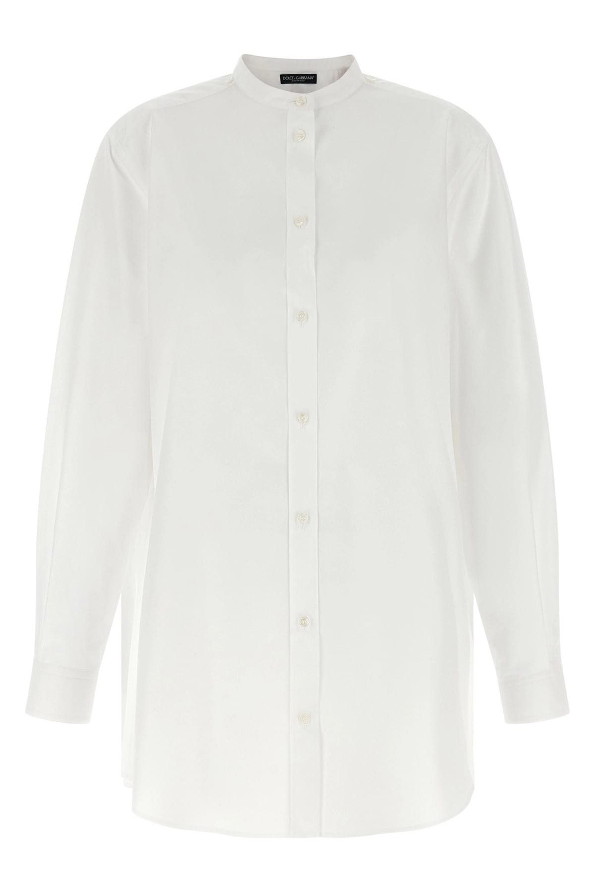 Dolce & Gabbana Dolce & Gabbana Mandarin Collar Shirt With Scarf