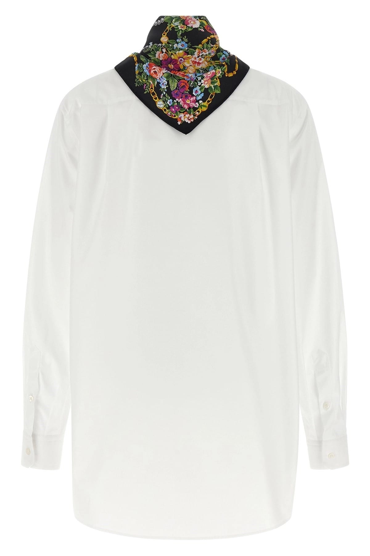 Dolce & Gabbana Dolce & Gabbana Mandarin Collar Shirt With Scarf