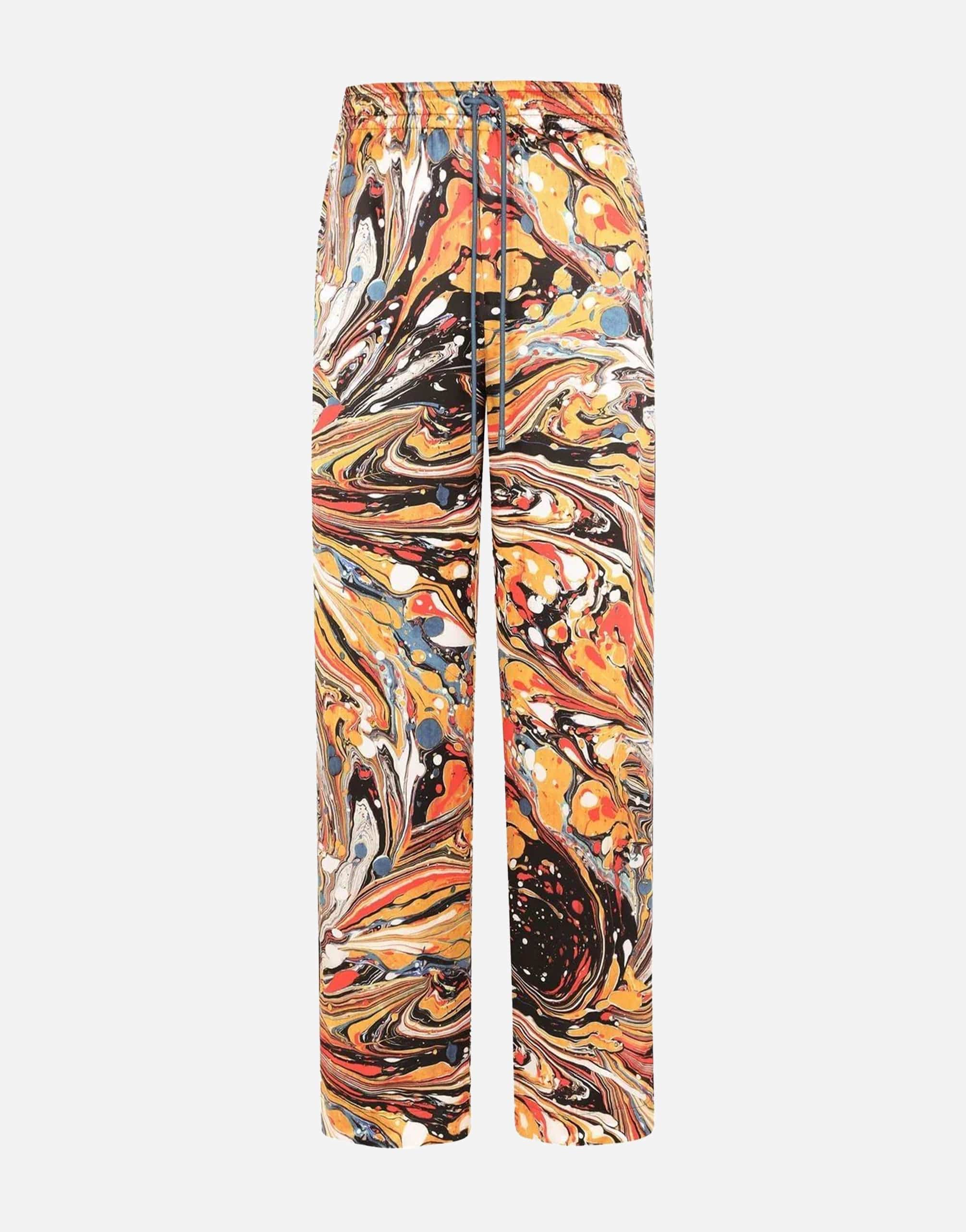 Dolce & Gabbana Marble-Print Track Pants