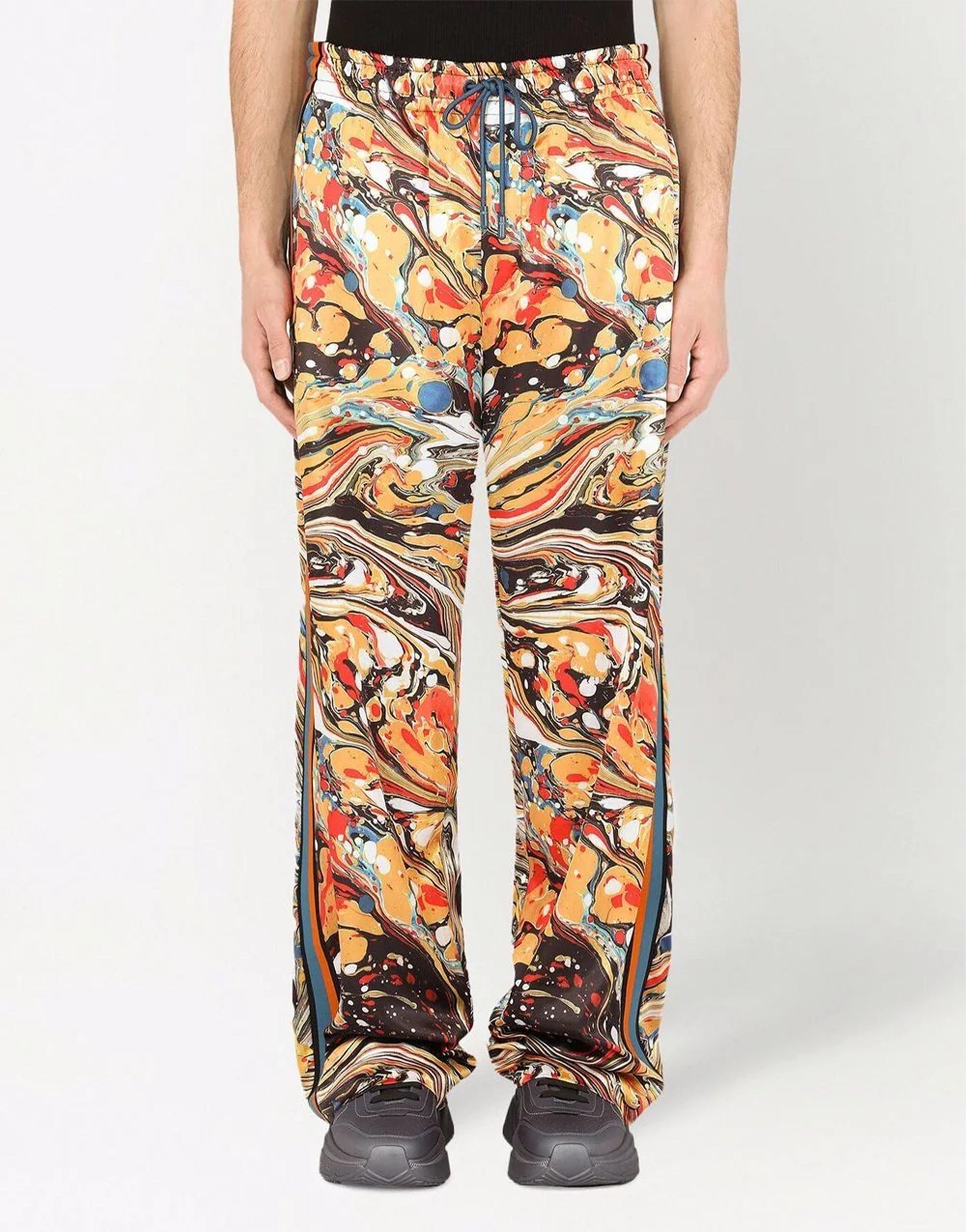 Dolce & Gabbana Marble-Print Track Pants