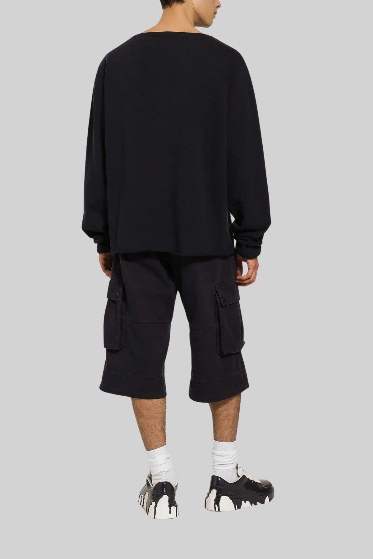 Dolce & Gabbana Dolce & Gabbana Marina Print Boat Neck Sweatshirt