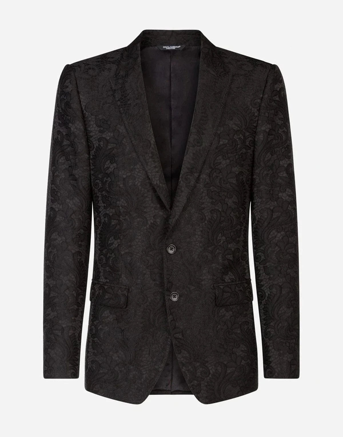 Dolce & Gabbana Martini Floral Jacquard Blazer Jacket