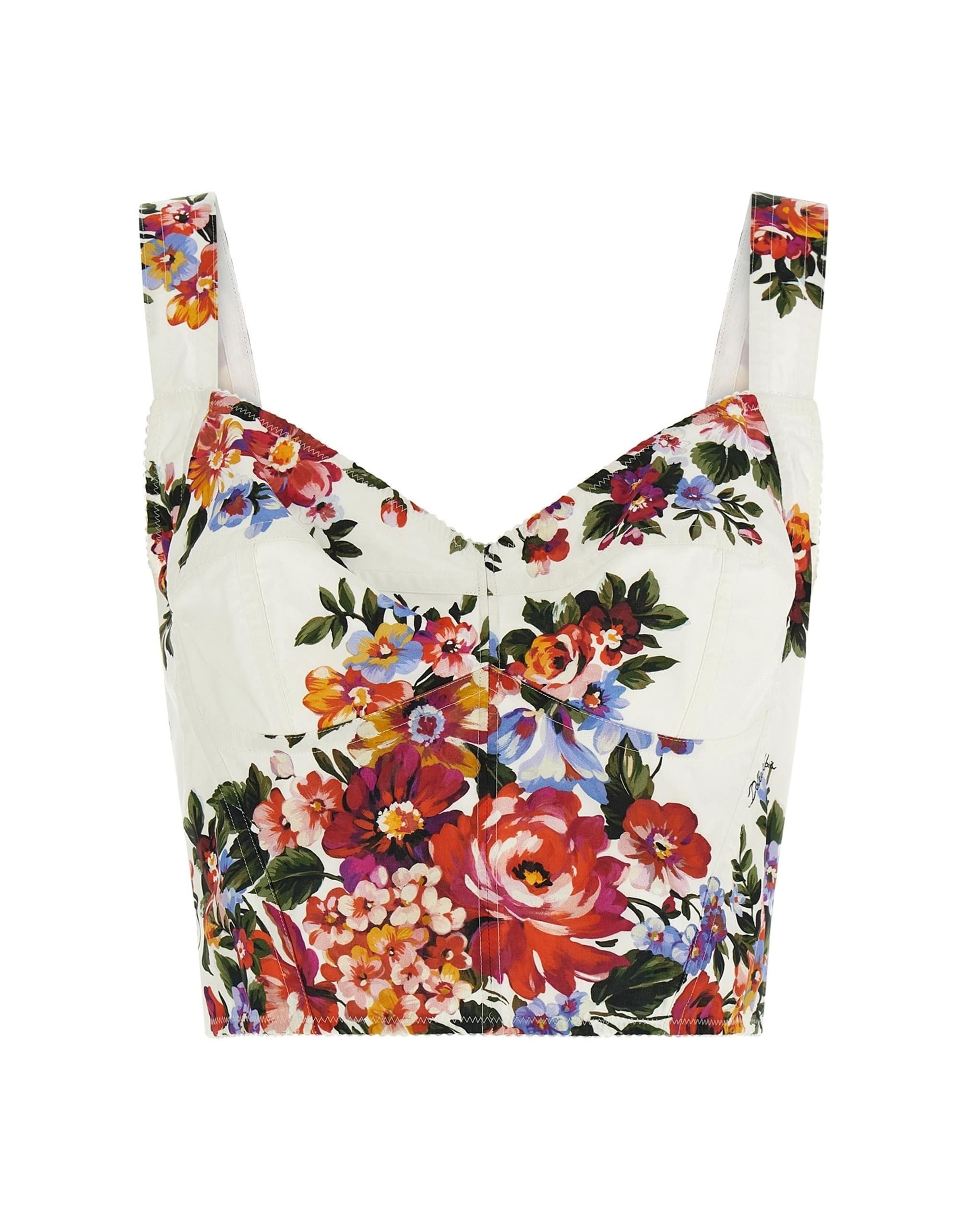 Dolce & Gabbana Dolce & Gabbana Mazzo Di Fiori Print Top