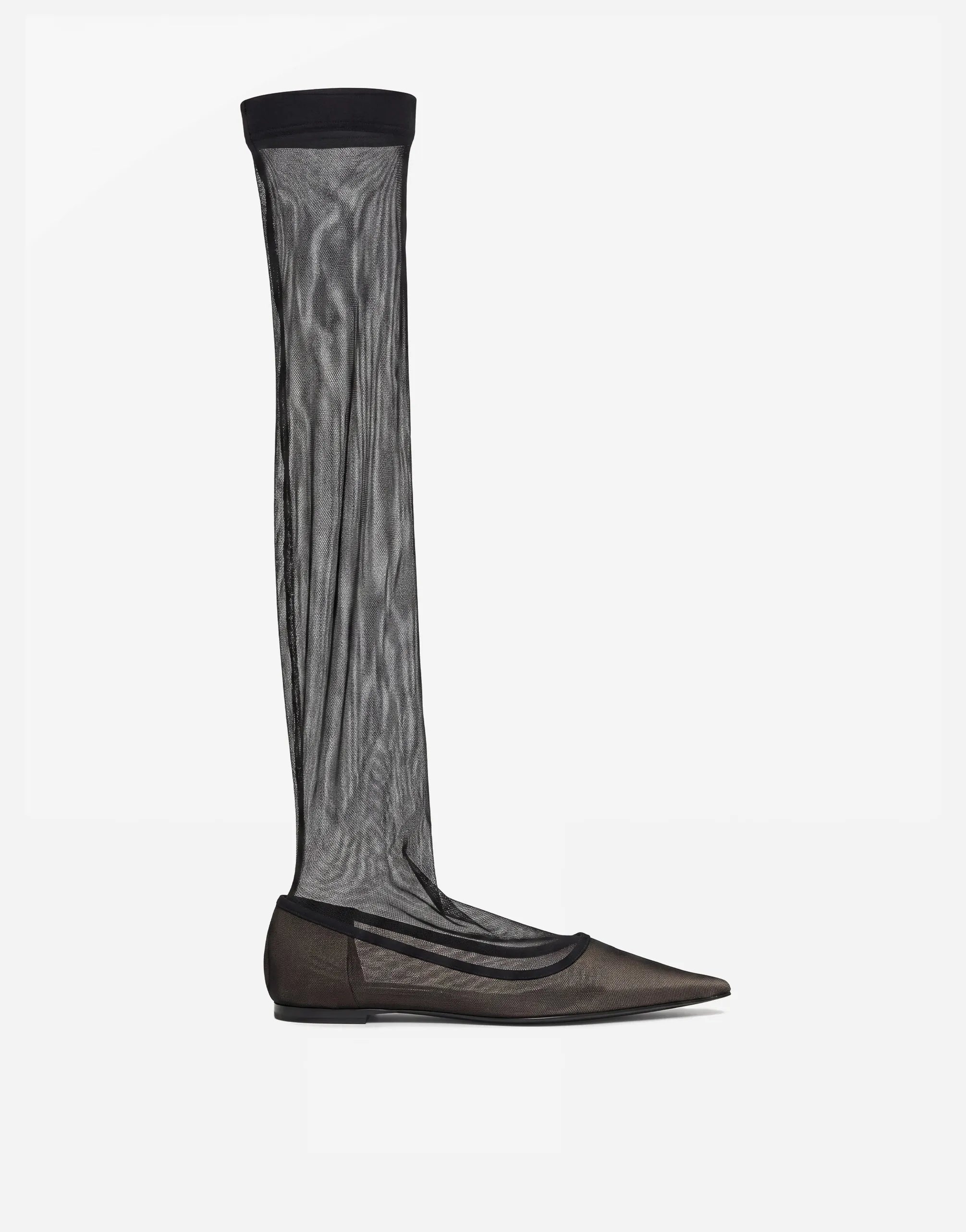 Dolce & Gabbana Dolce & Gabbana Mesh Over-The-Knee Boots