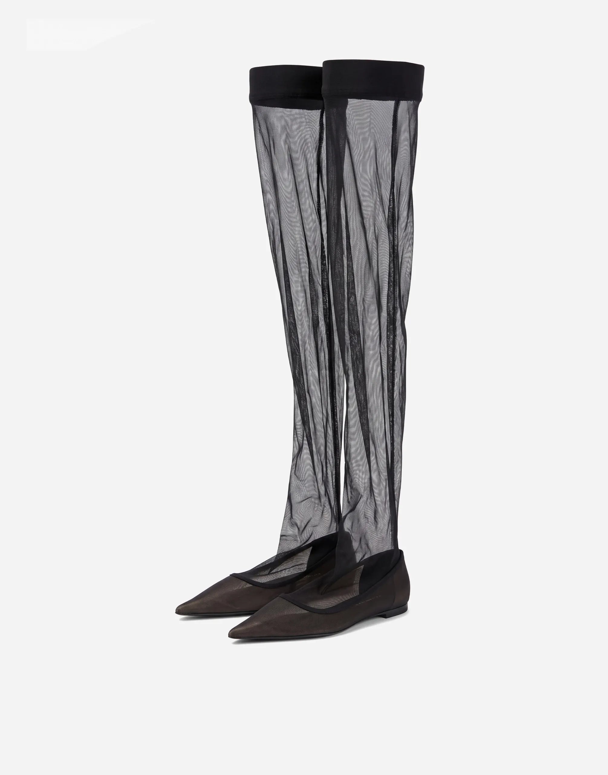 Dolce & Gabbana Dolce & Gabbana Mesh Over-The-Knee Boots