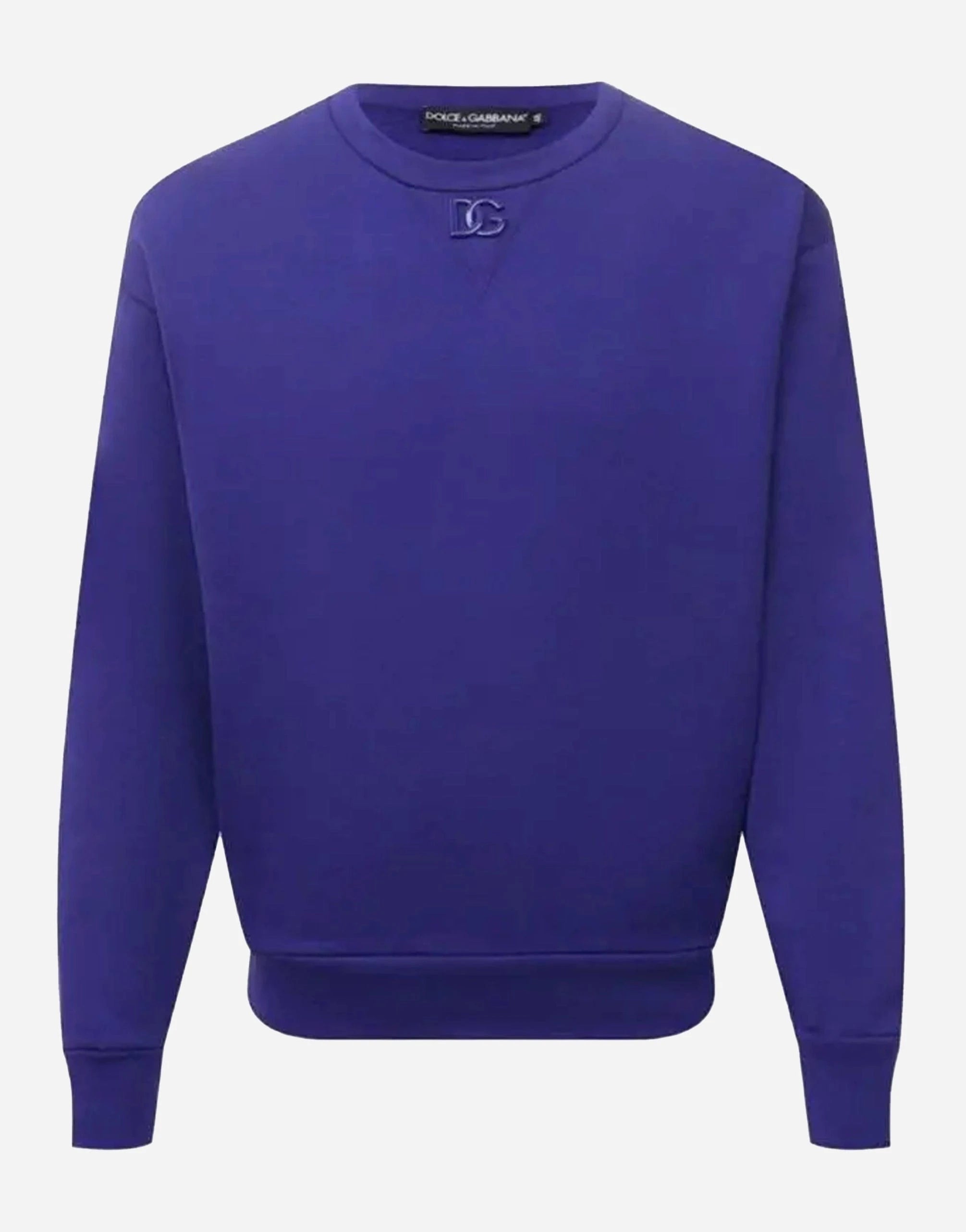 Dolce & Gabbana Metal DG Logo Jersey Sweatshirt